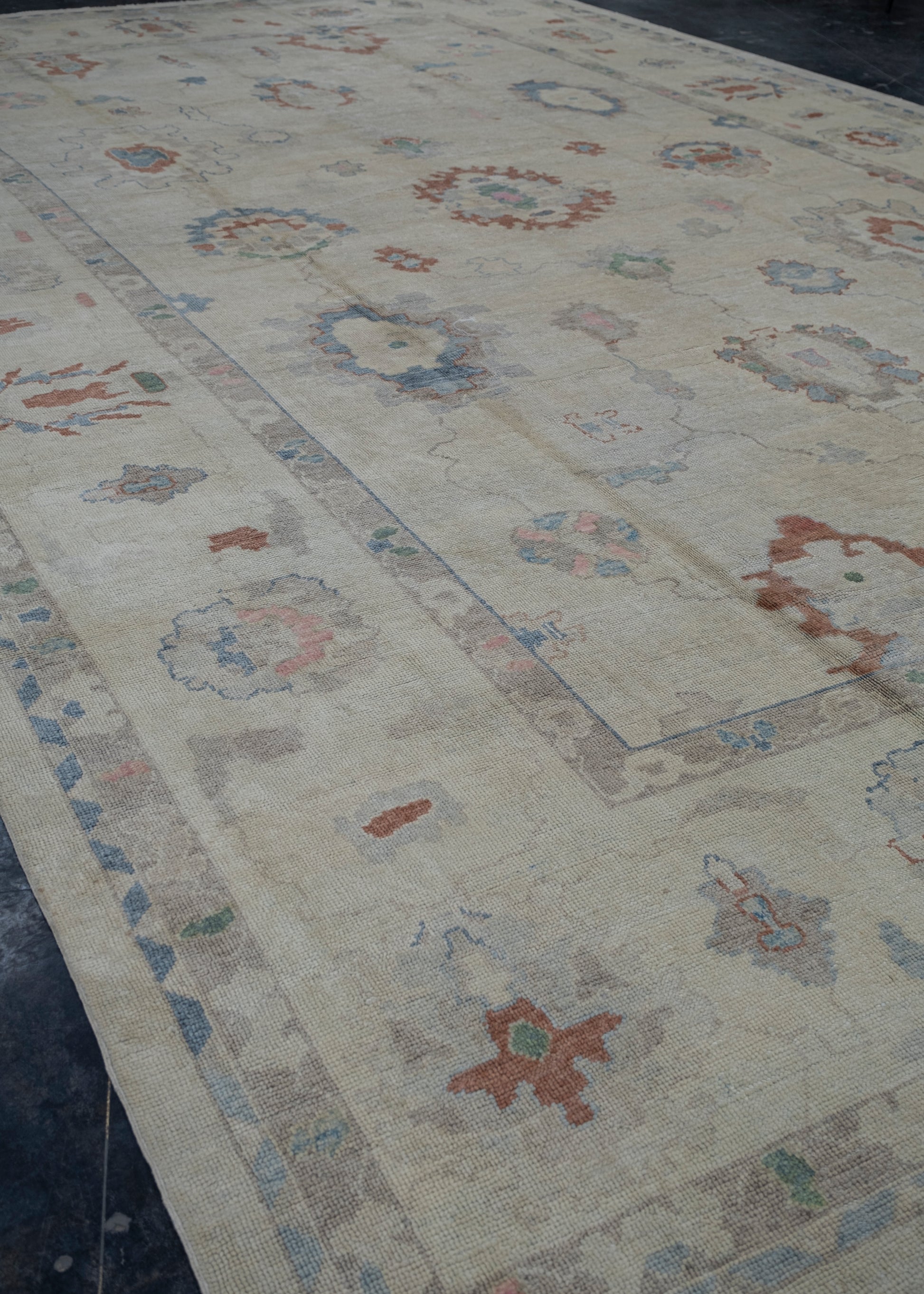 Turkish Oushak Rug 12'8" x 21'3" #HS-1001