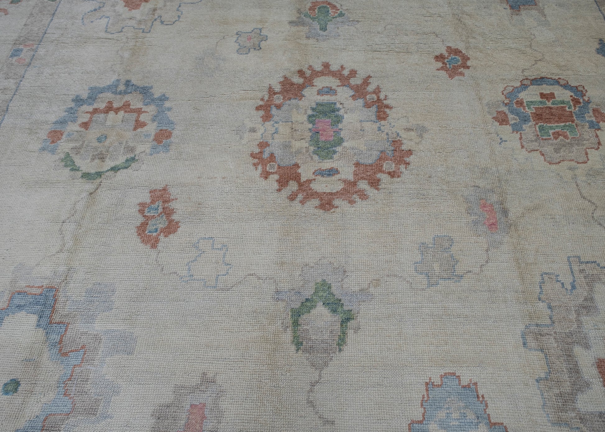 Turkish Oushak Rug 12'8" x 21'3" #HS-1001