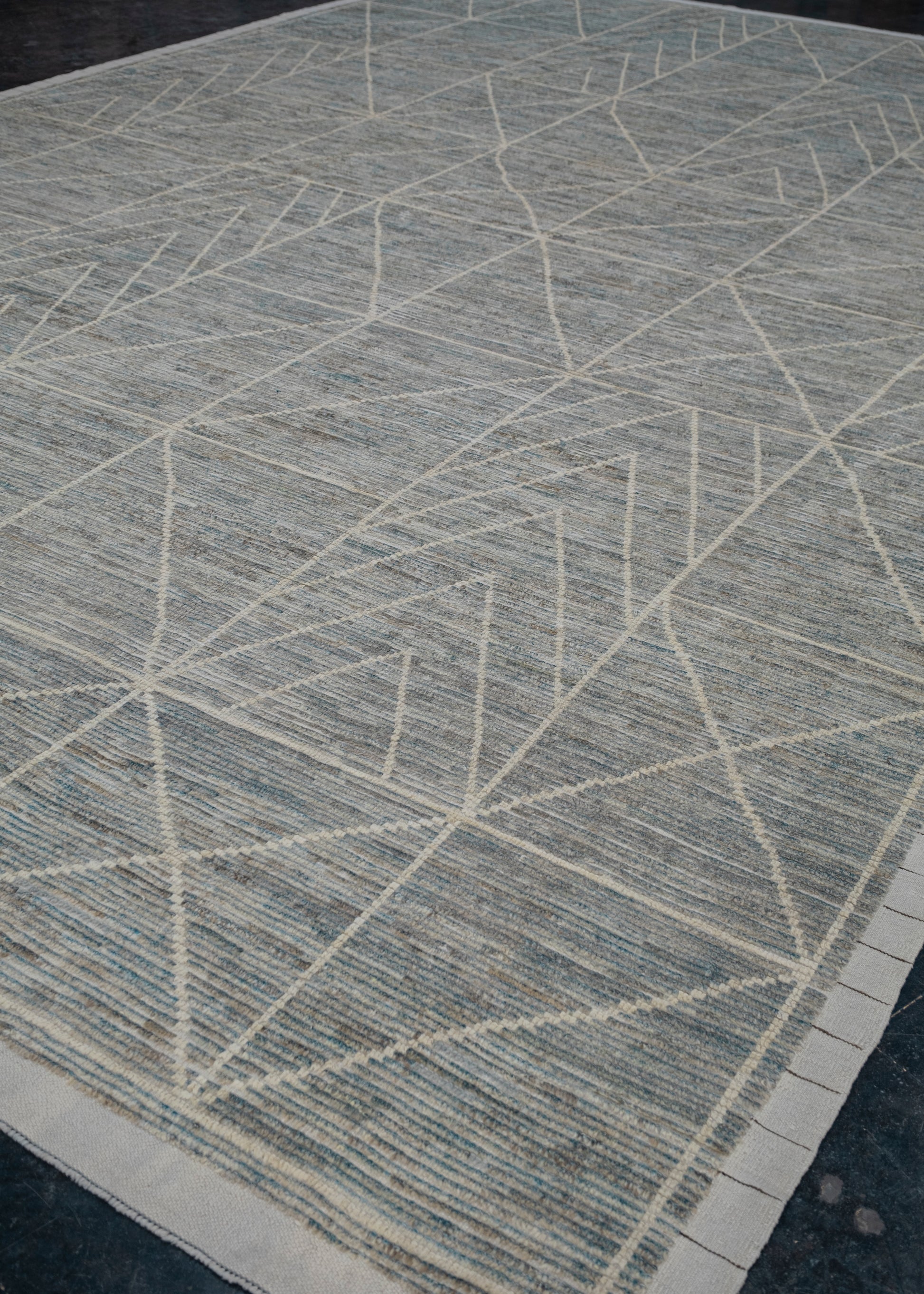 Hand Knotted Turkish Tulu Rug 12'7" x 18'8" #10805