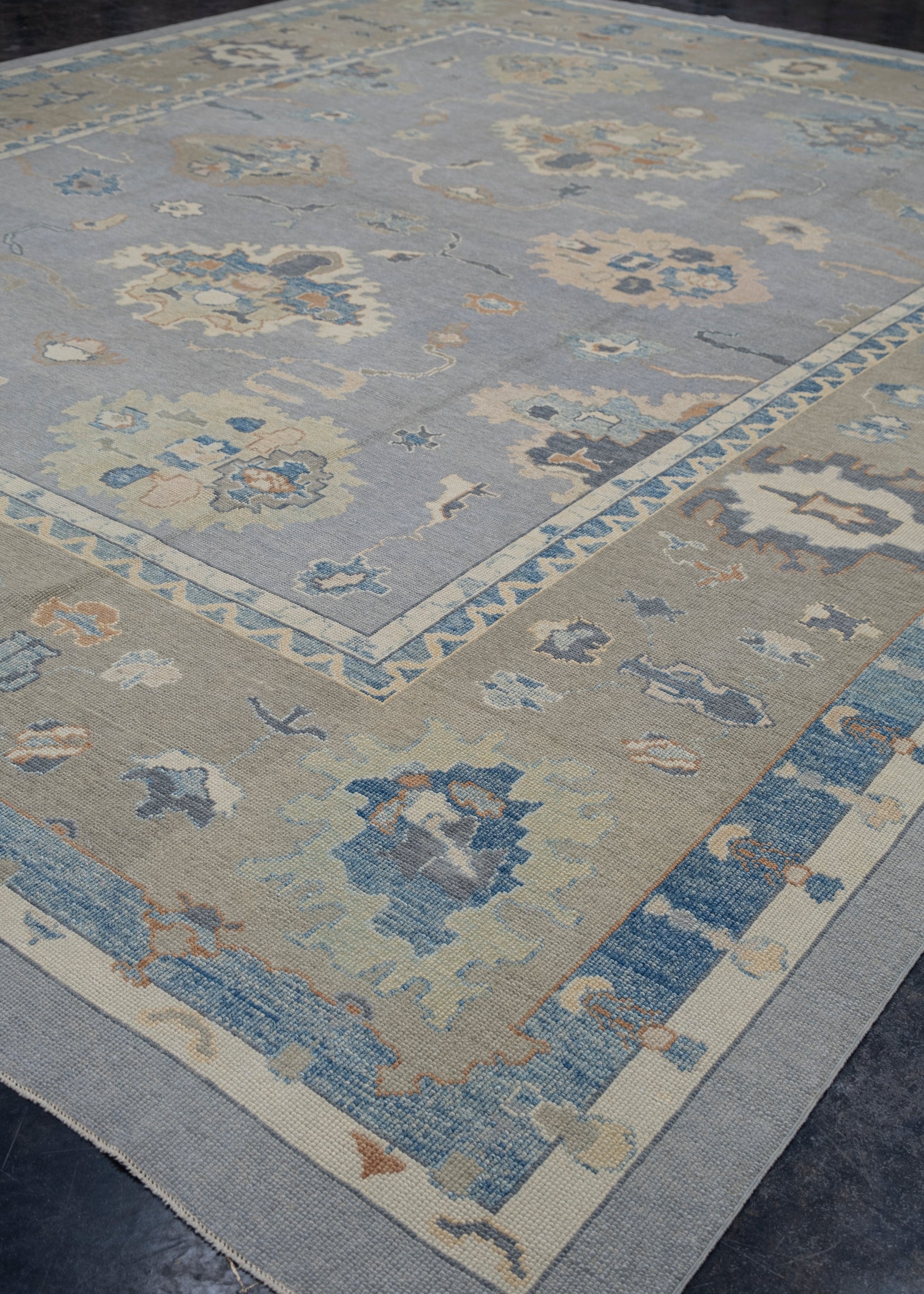 Turkish Oushak Rug 14'4" x 16'10" #7859