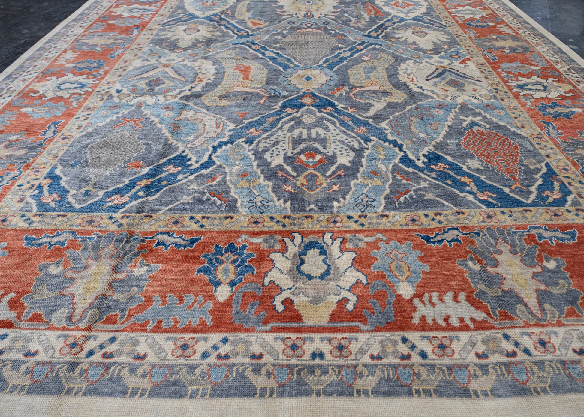 Turkish Oushak Rug 13'4" x 19' #HS-1004