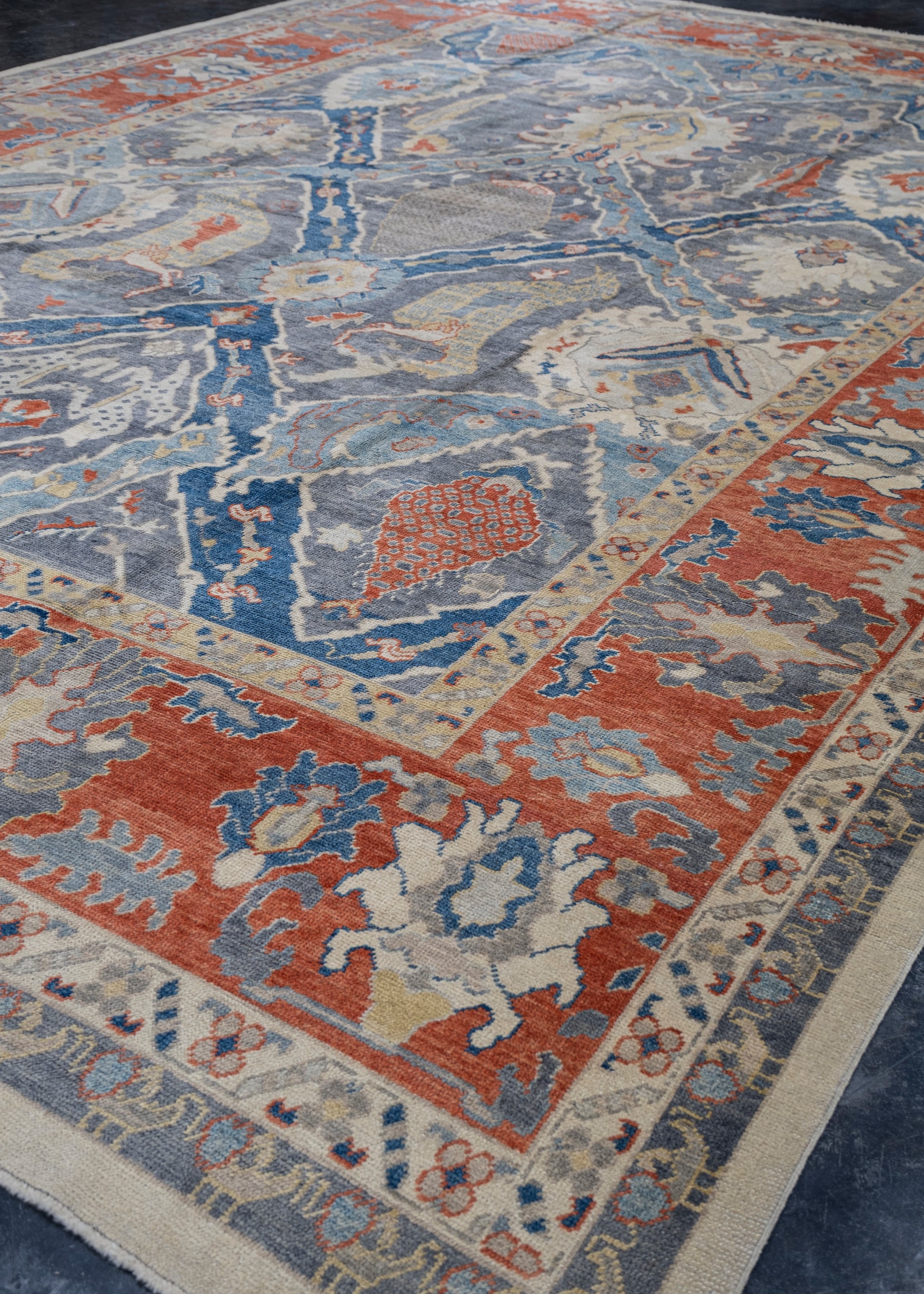 Turkish Oushak Rug 13'4" x 19' #HS-1004