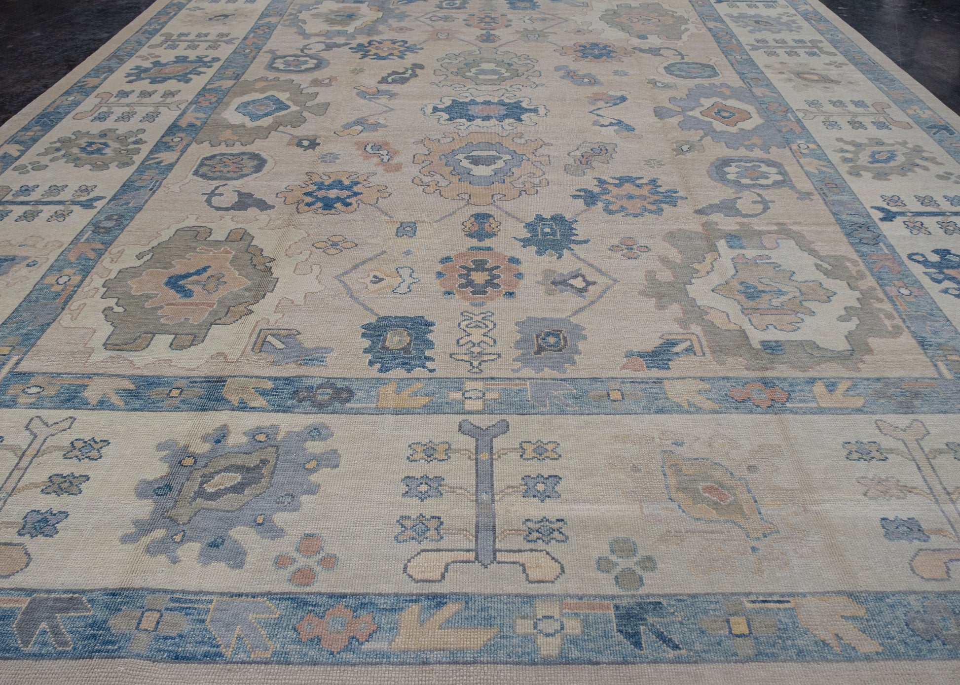Turkish Oushak Rug 13'7" x 17'2" #7583