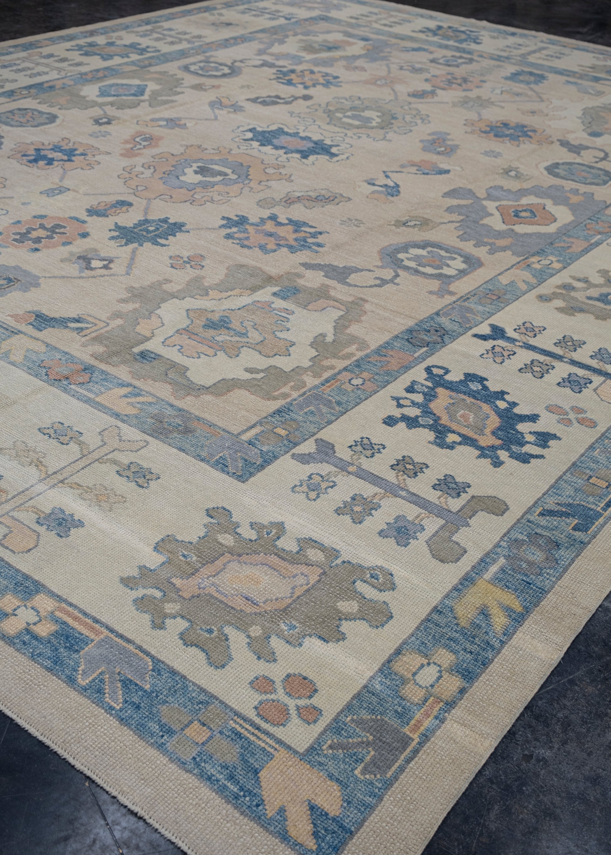 Turkish Oushak Rug 13'7" x 17'2" #7583
