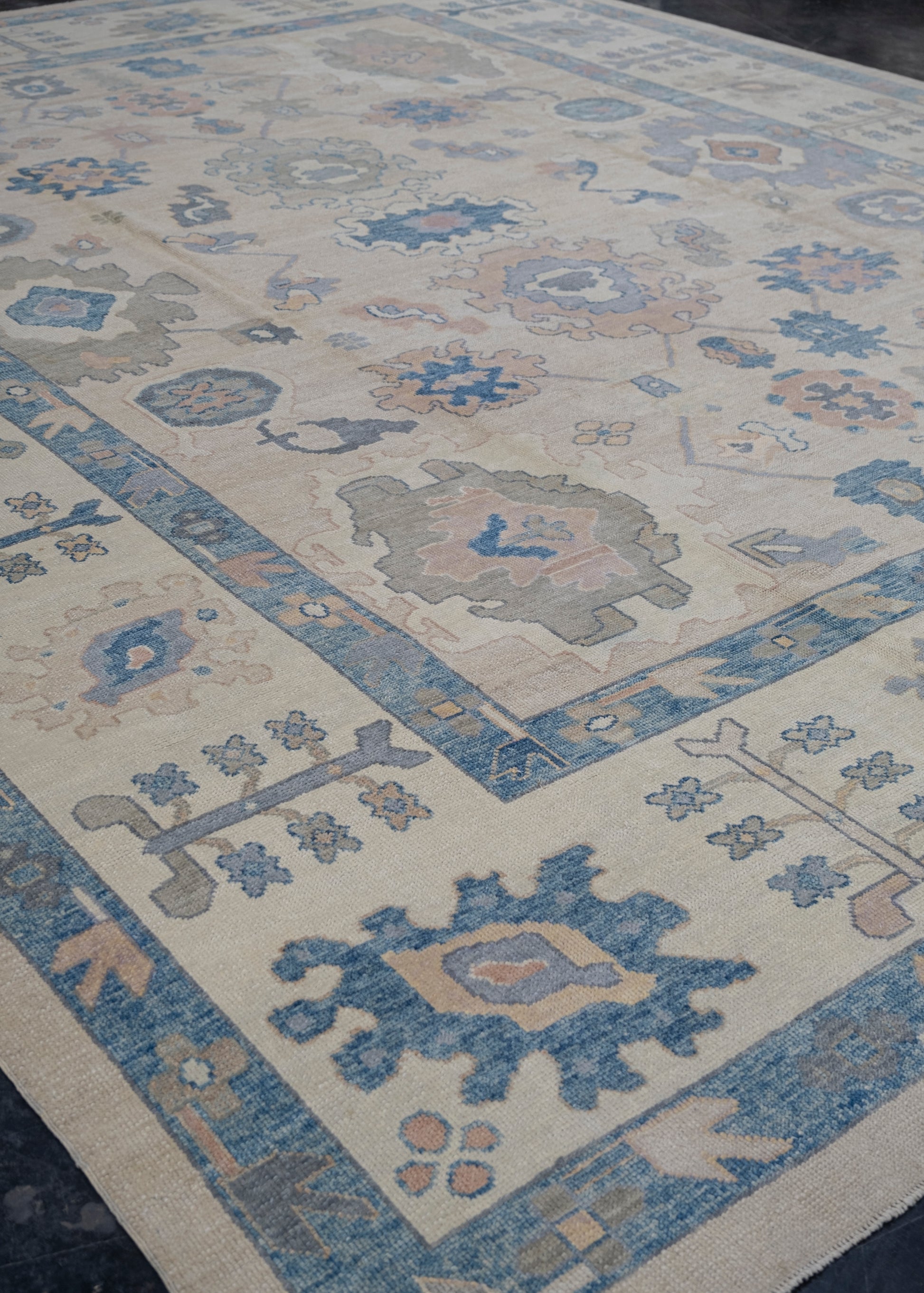 Turkish Oushak Rug 13'7" x 17'2" #7583