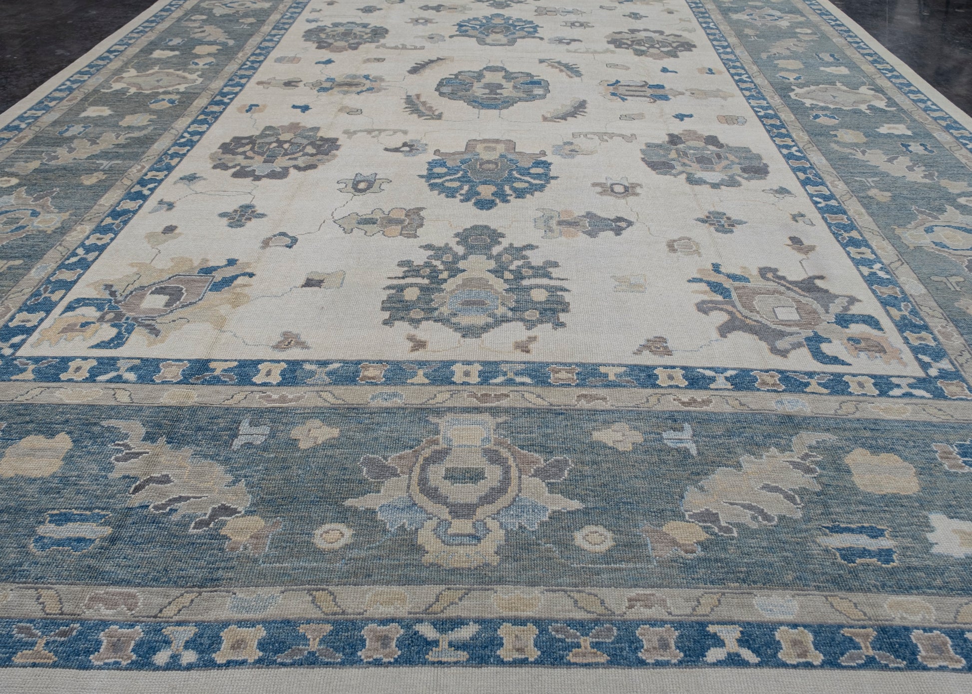 Turkish Oushak Rug 14'2" x 19'11" #8252