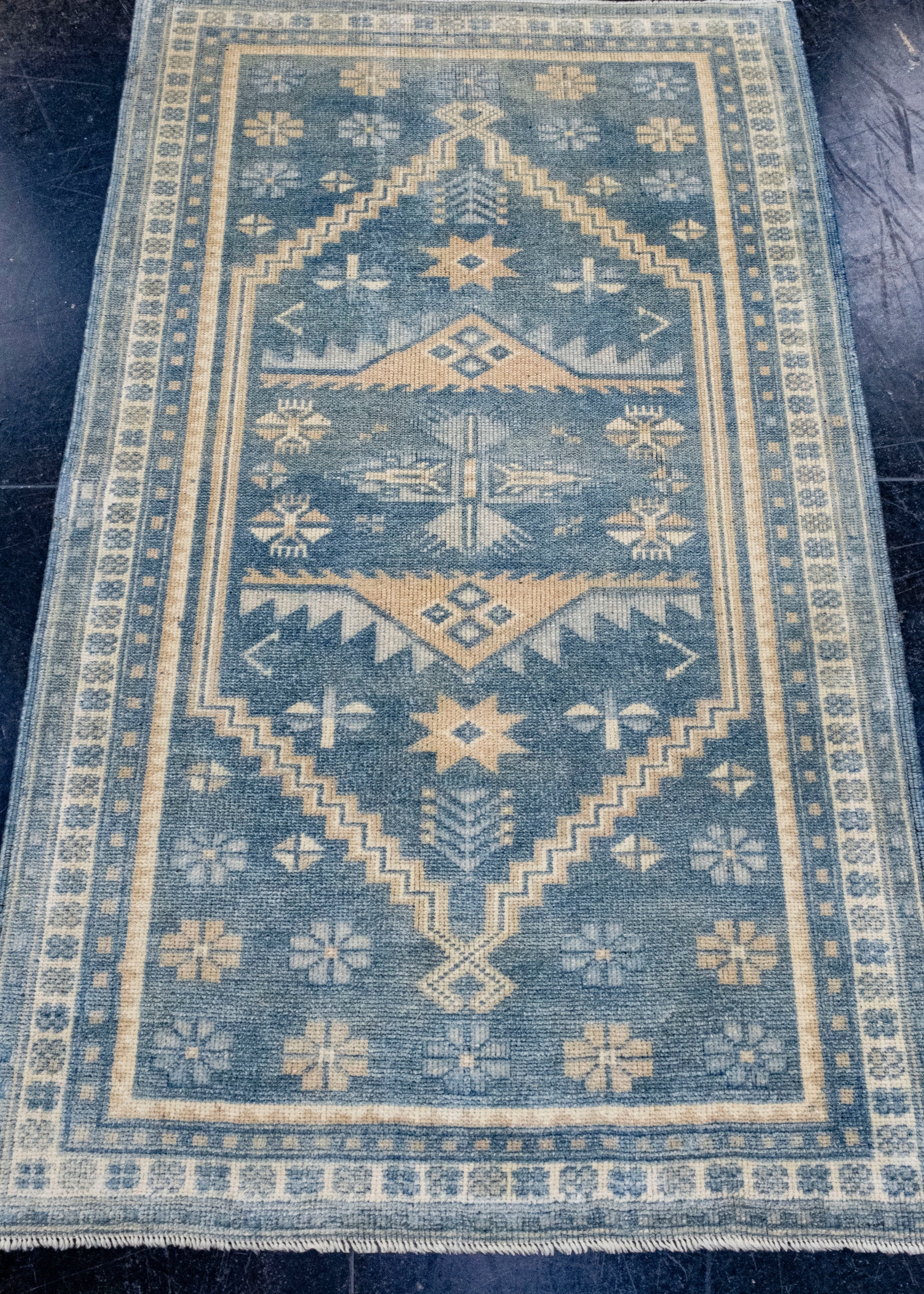 Turkish Vintage Anatolian Rug 2'6" x 4'4" #16846