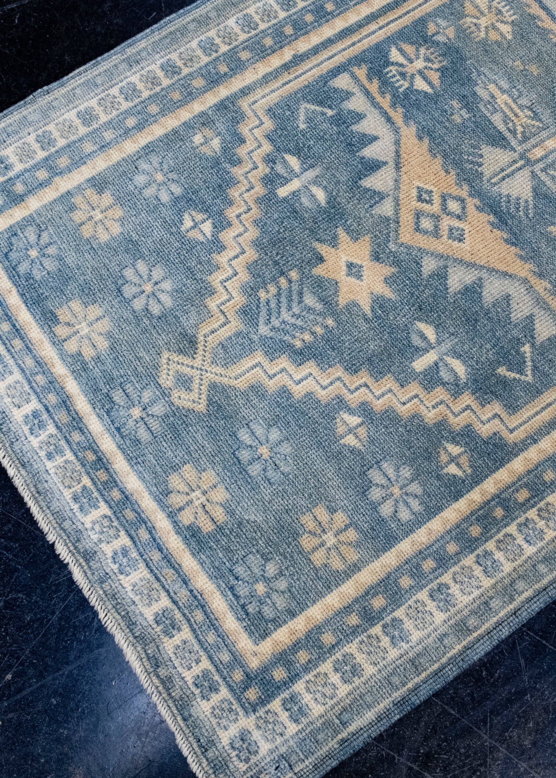 Turkish Vintage Anatolian Rug 2'6" x 4'4" #16846