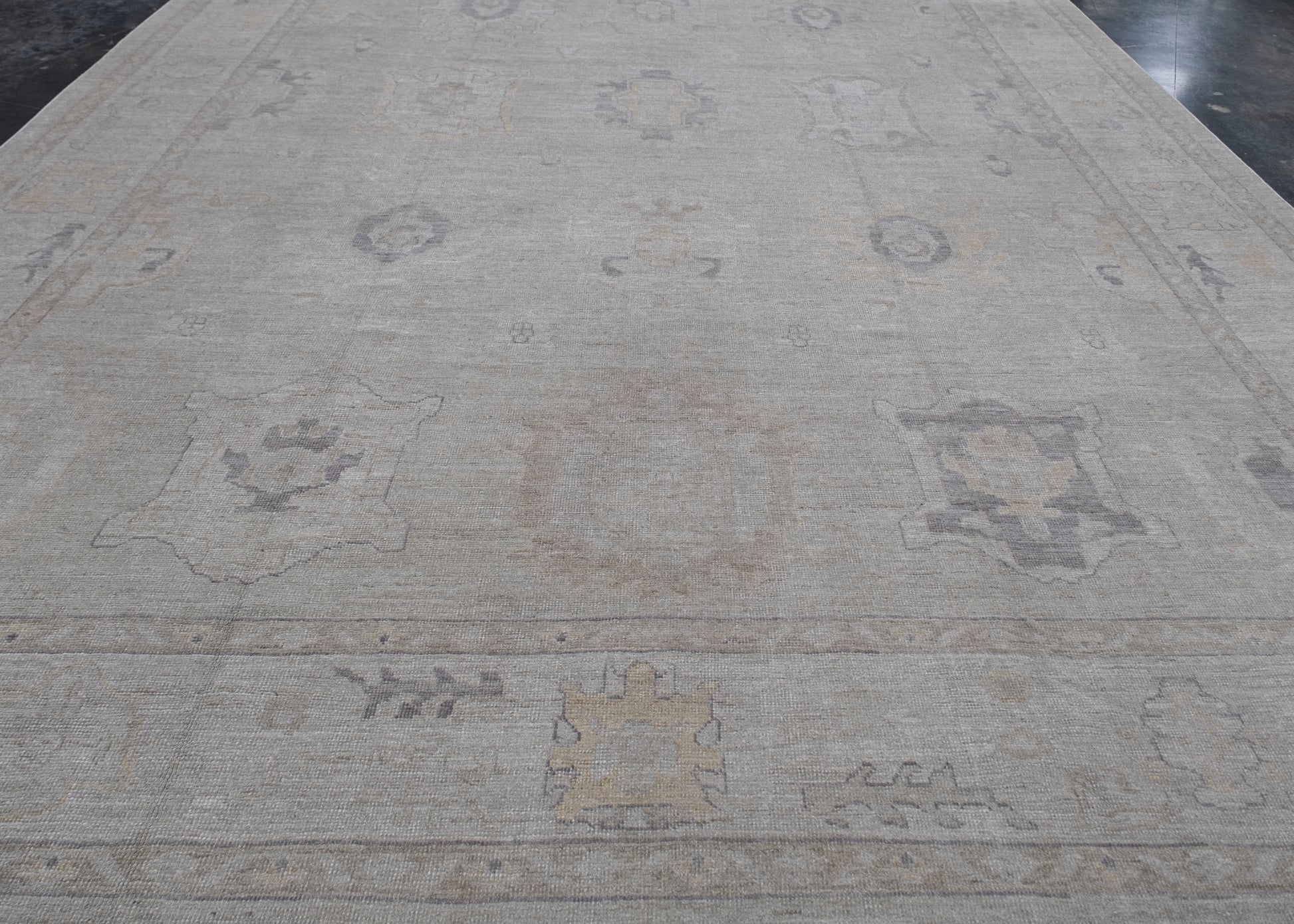 Turkish Oushak Rug 12'2" x 18'11" #8002