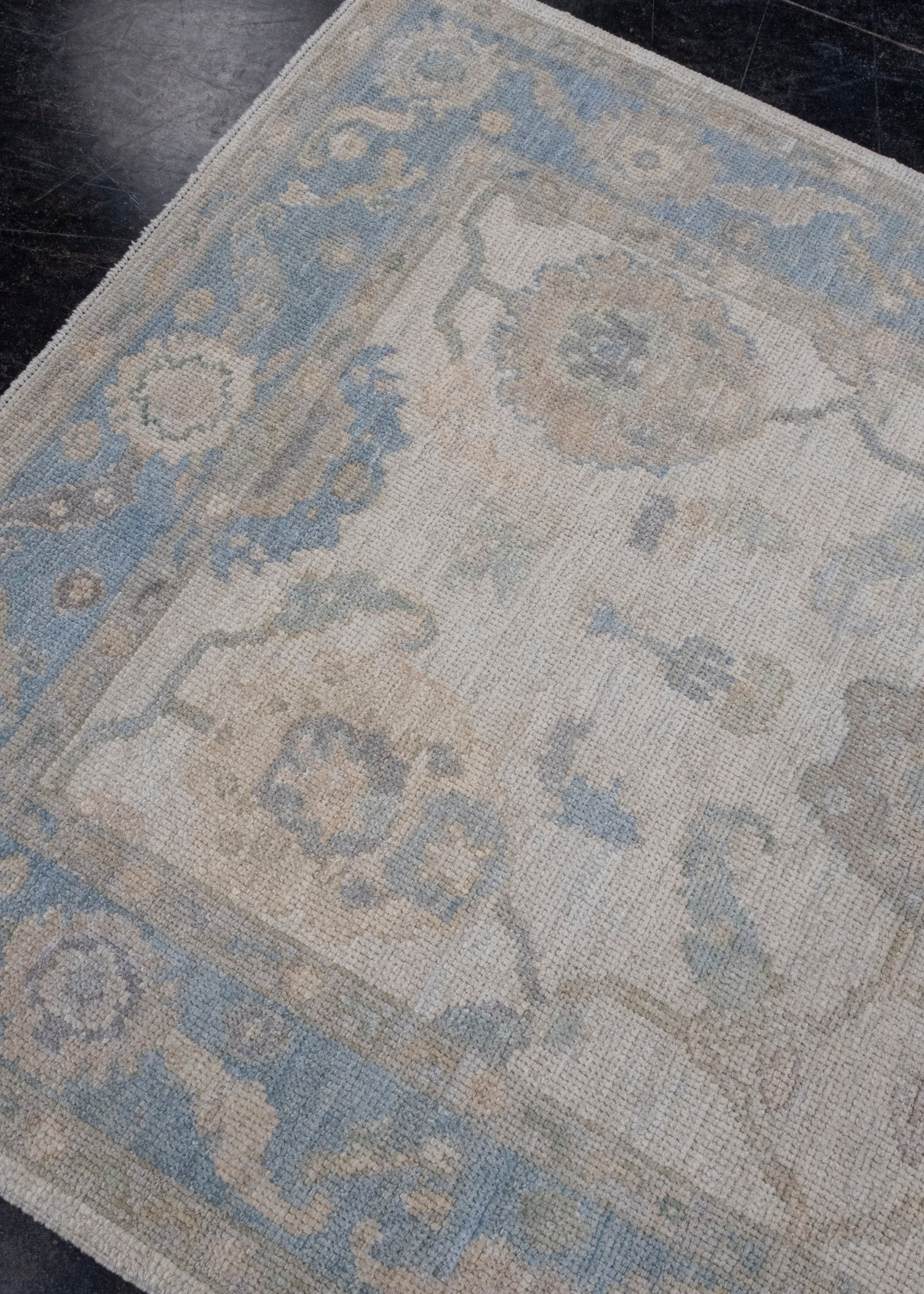 Turkish Oushak Rug 4'1" x 6'2" #16075