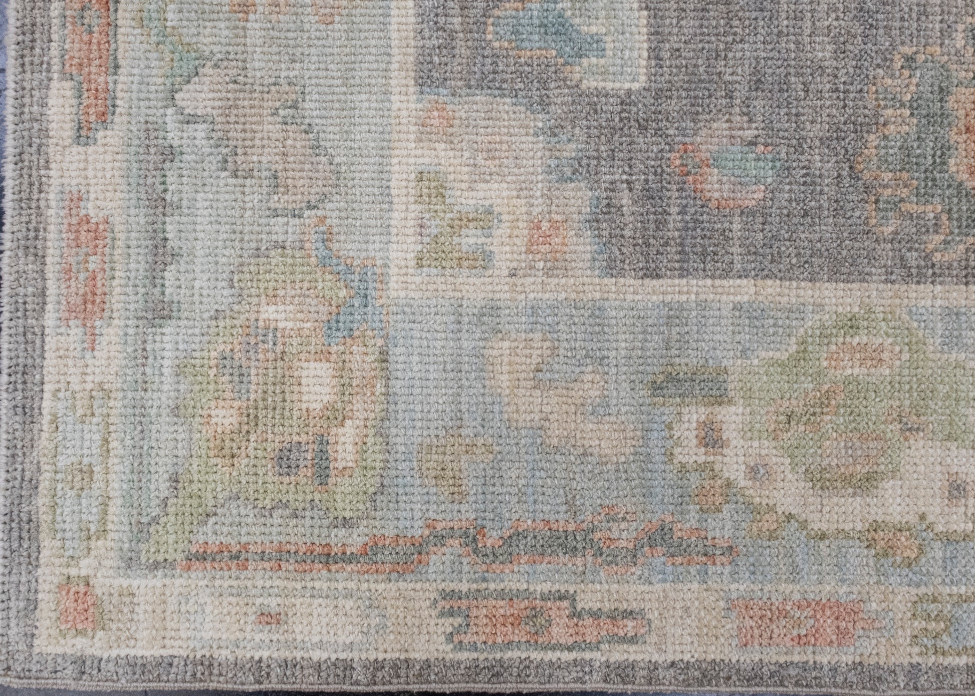 Turkish Oushak Rug 4'2" x 6'2" #16109
