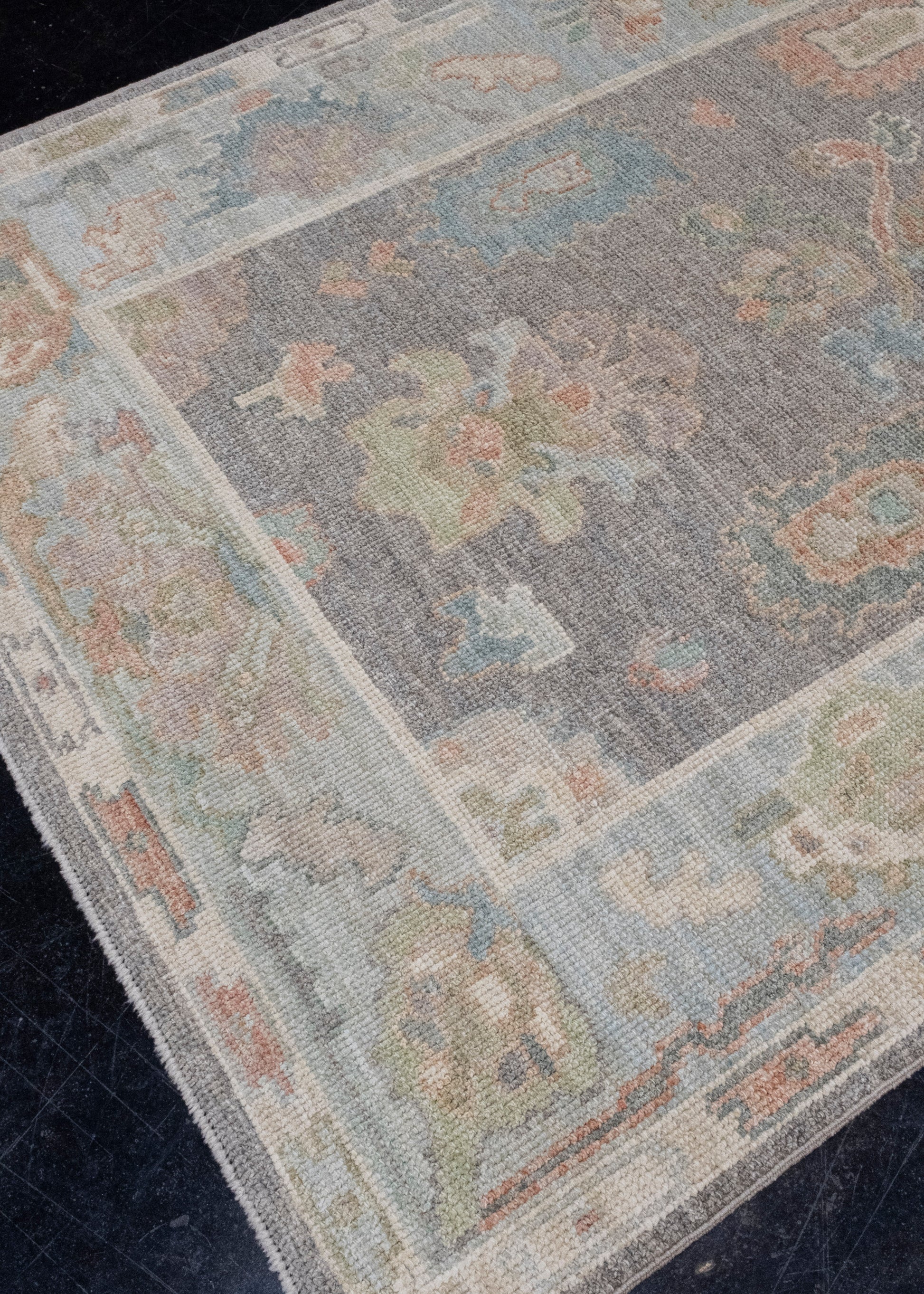 Turkish Oushak Rug 4'2" x 6'2" #16109