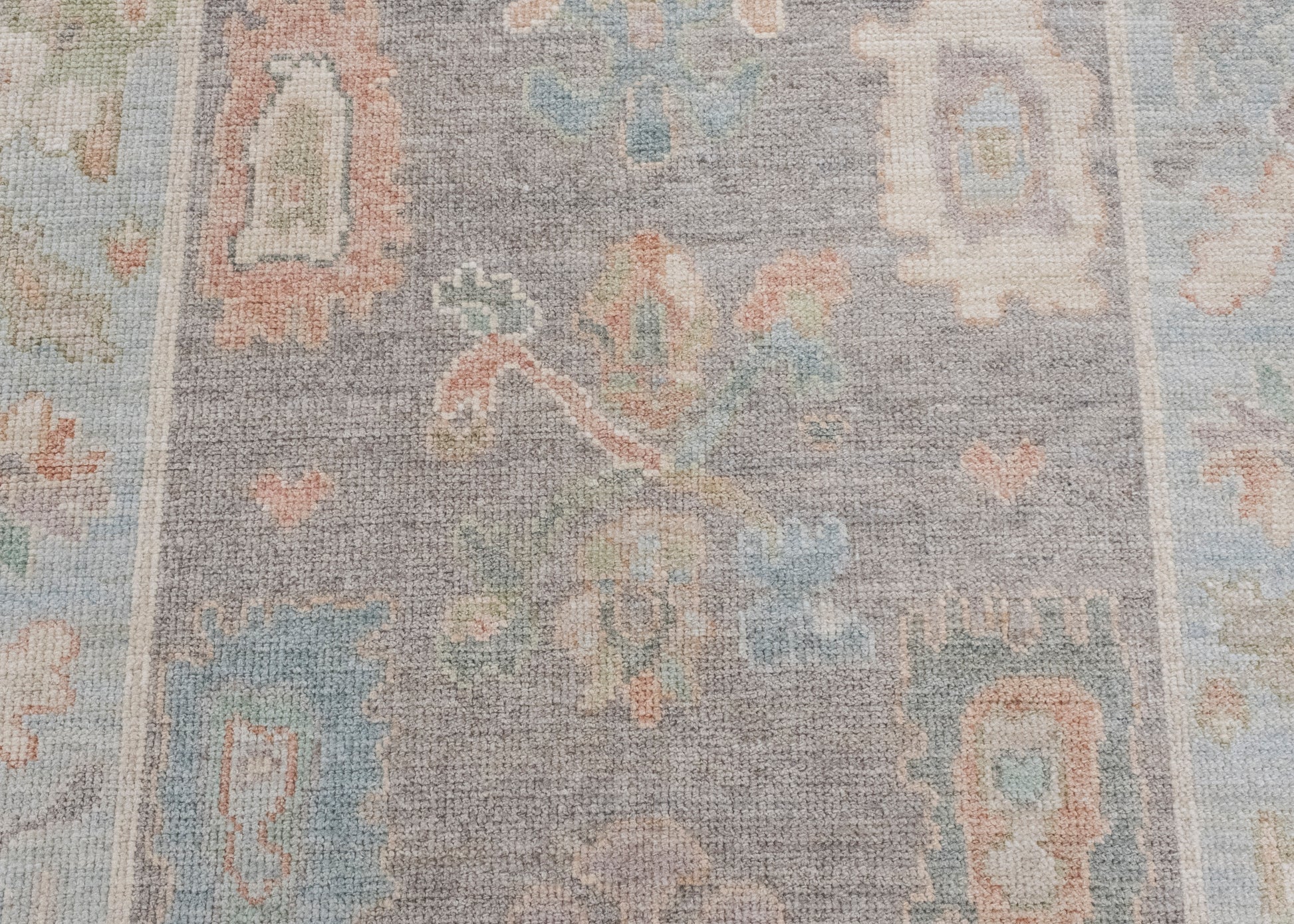 Turkish Oushak Rug 4'2" x 6'2" #16109