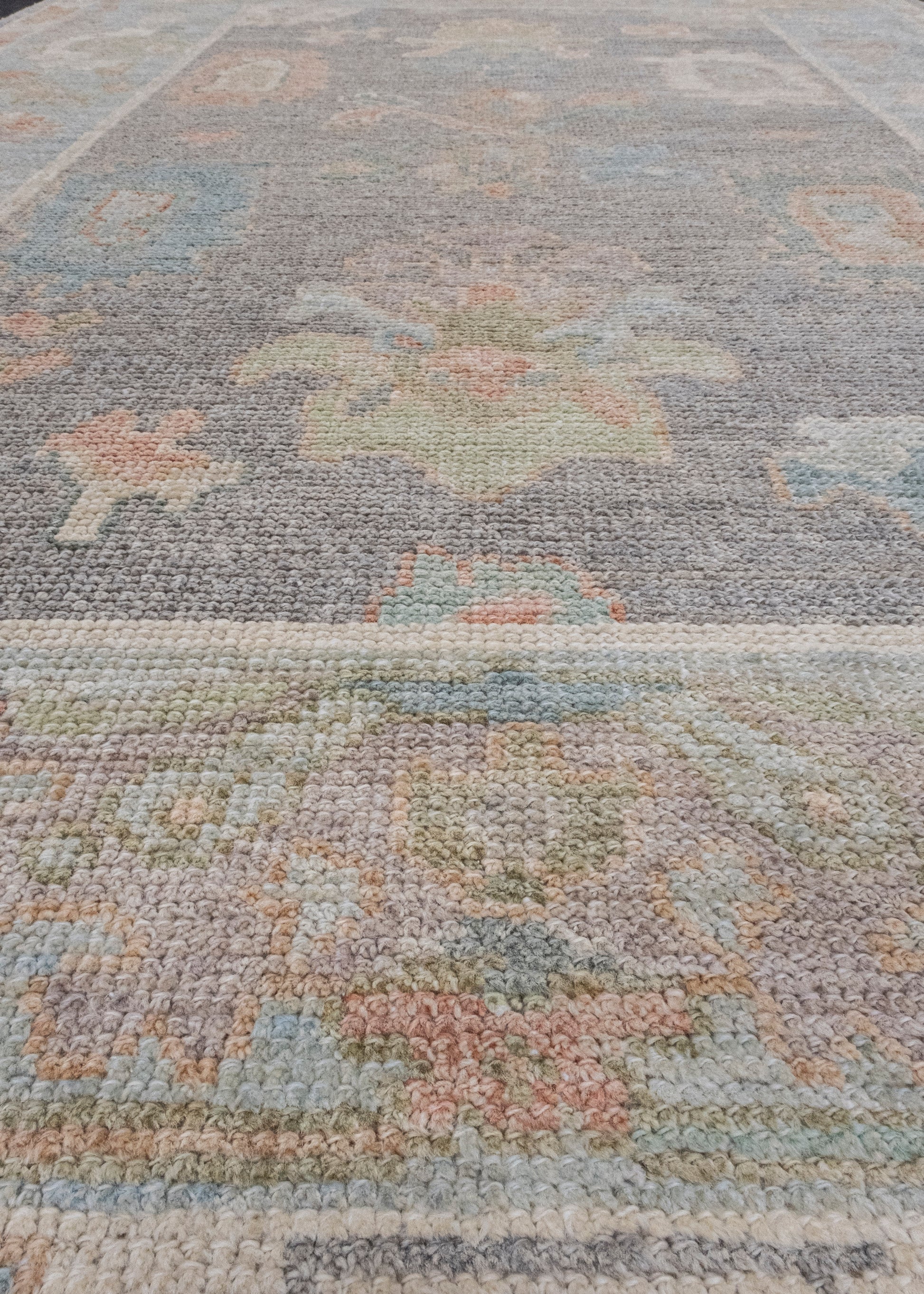 Turkish Oushak Rug 4'2" x 6'2" #16109