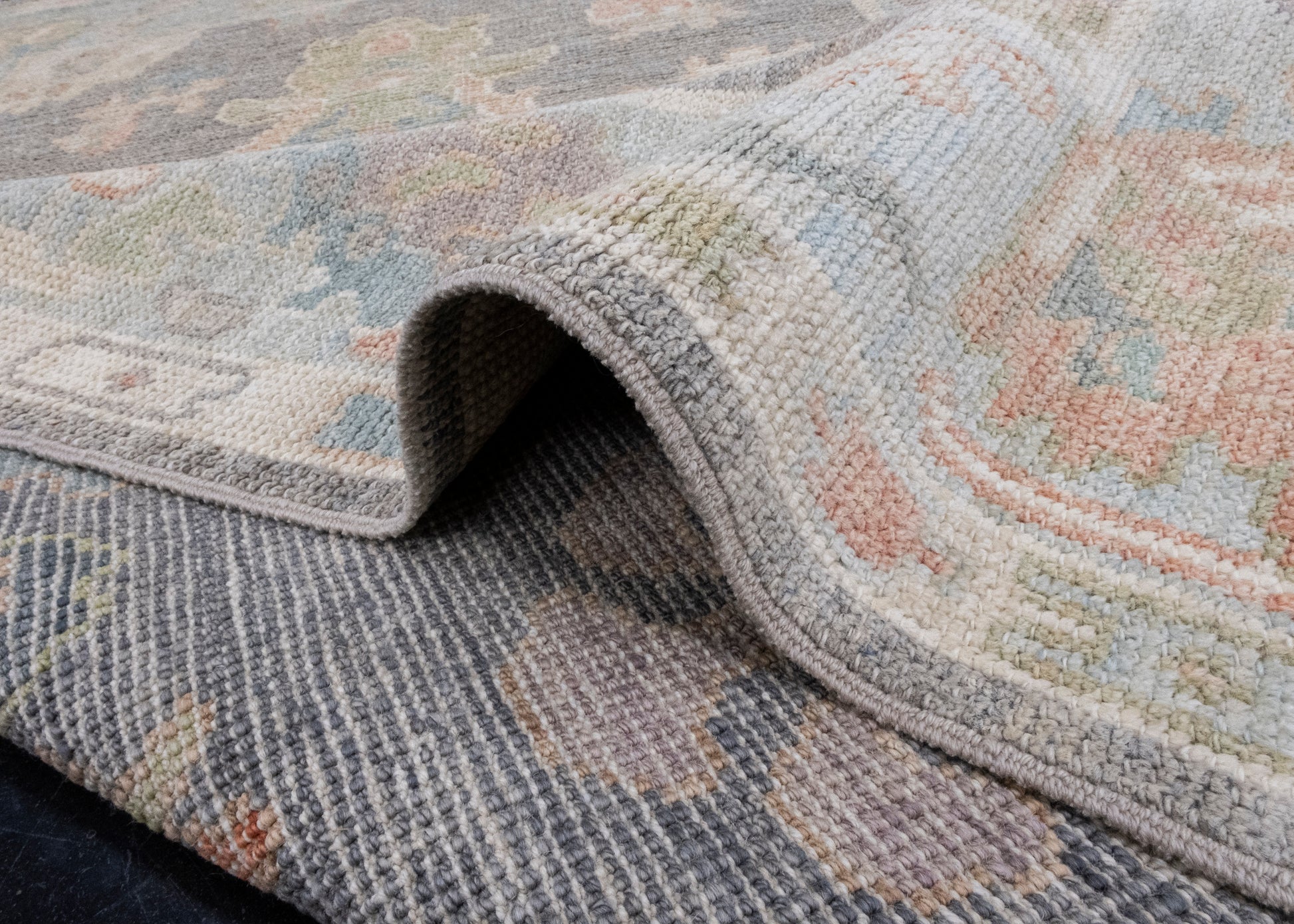 Turkish Oushak Rug 4'2" x 6'2" #16109
