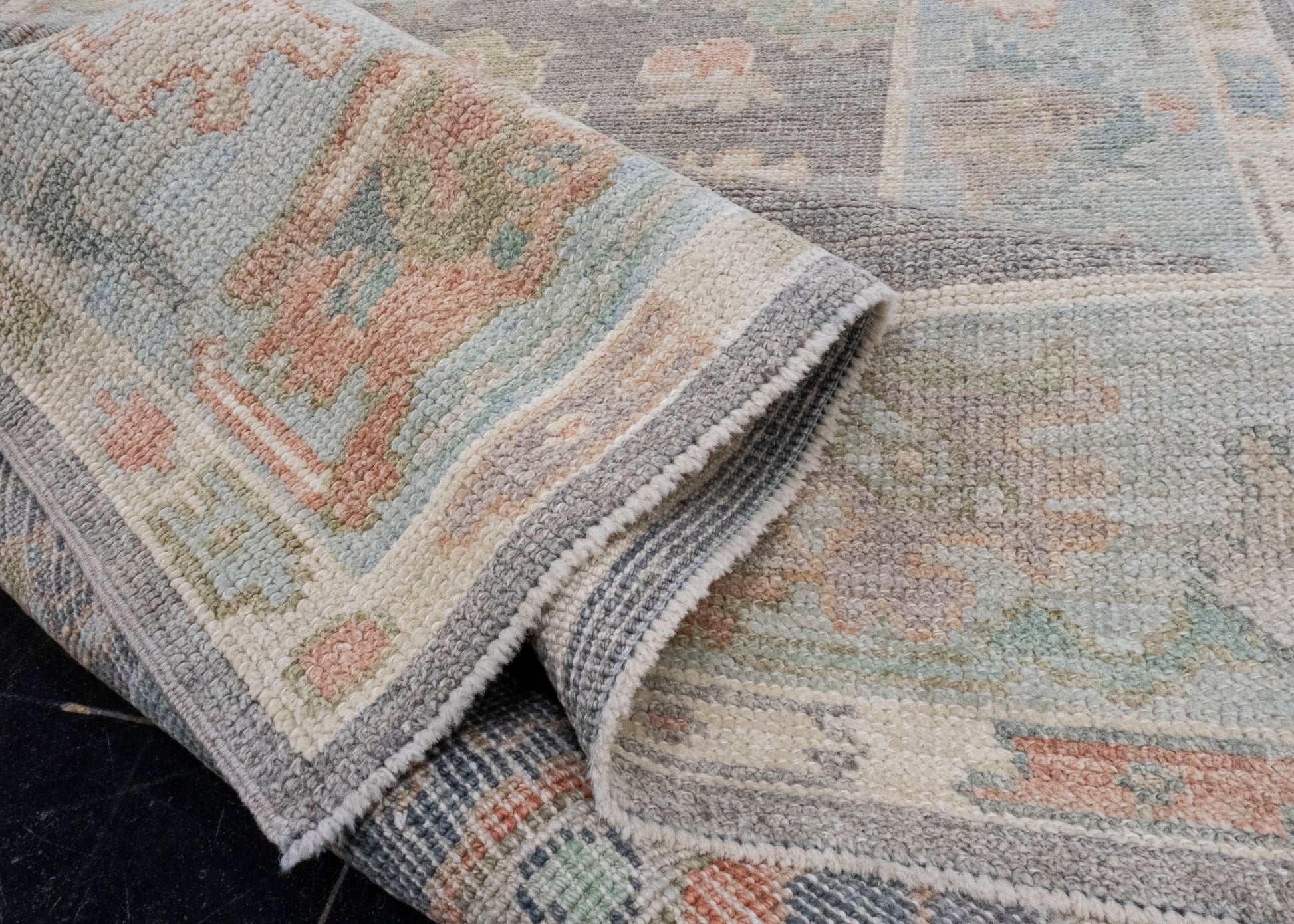 Turkish Oushak Rug 4'2" x 6'2" #16109