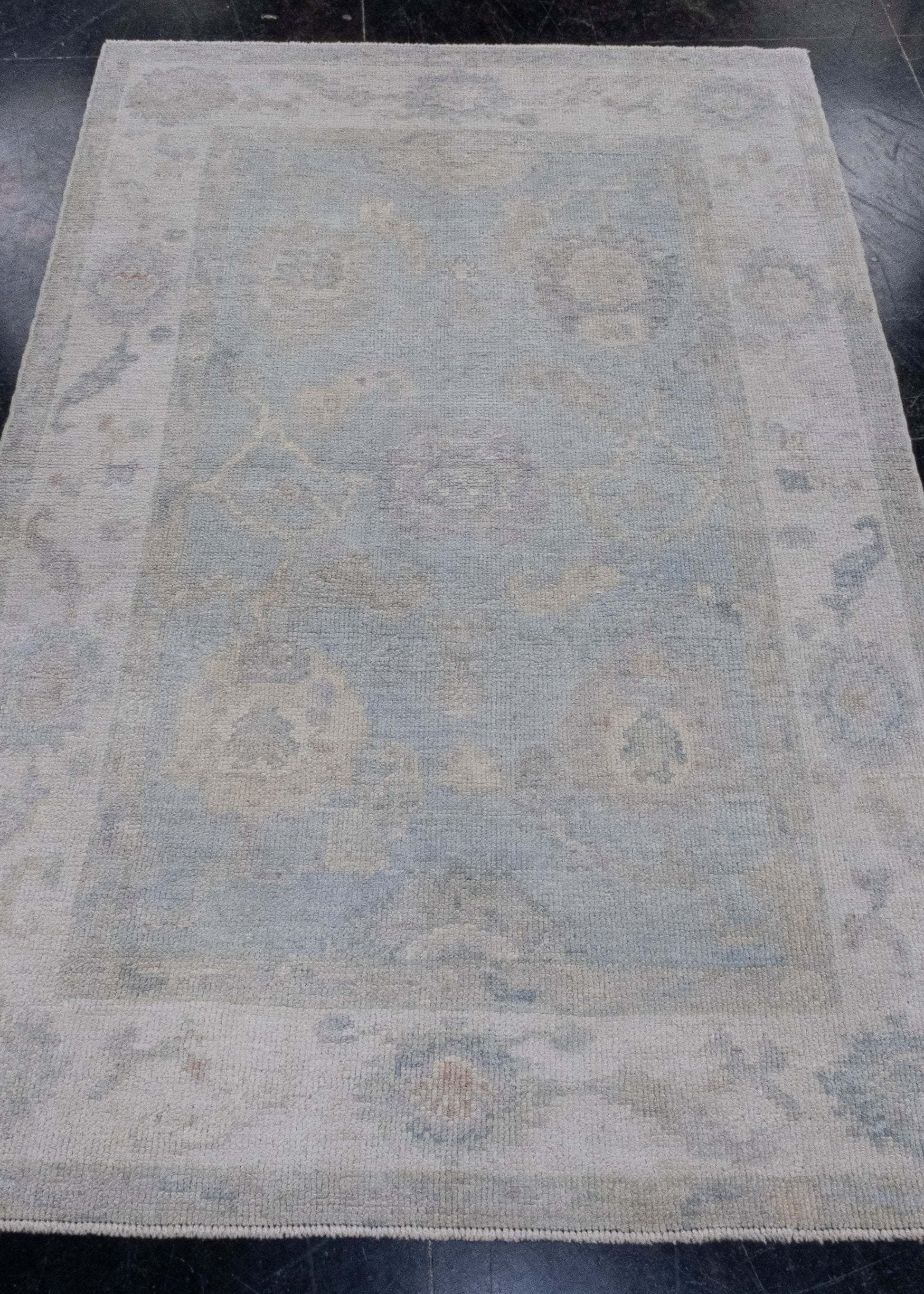 Turkish Oushak Rug 3'11" x 6'1" #16625