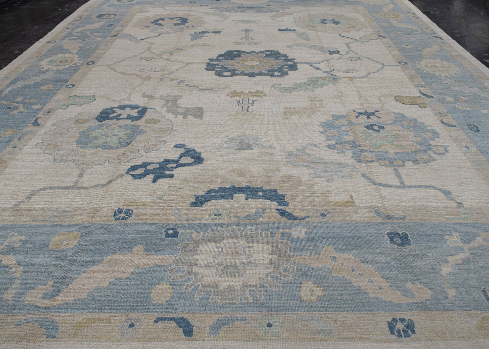 Turkish Oushak Rug 13'10" x 16'11" #6564
