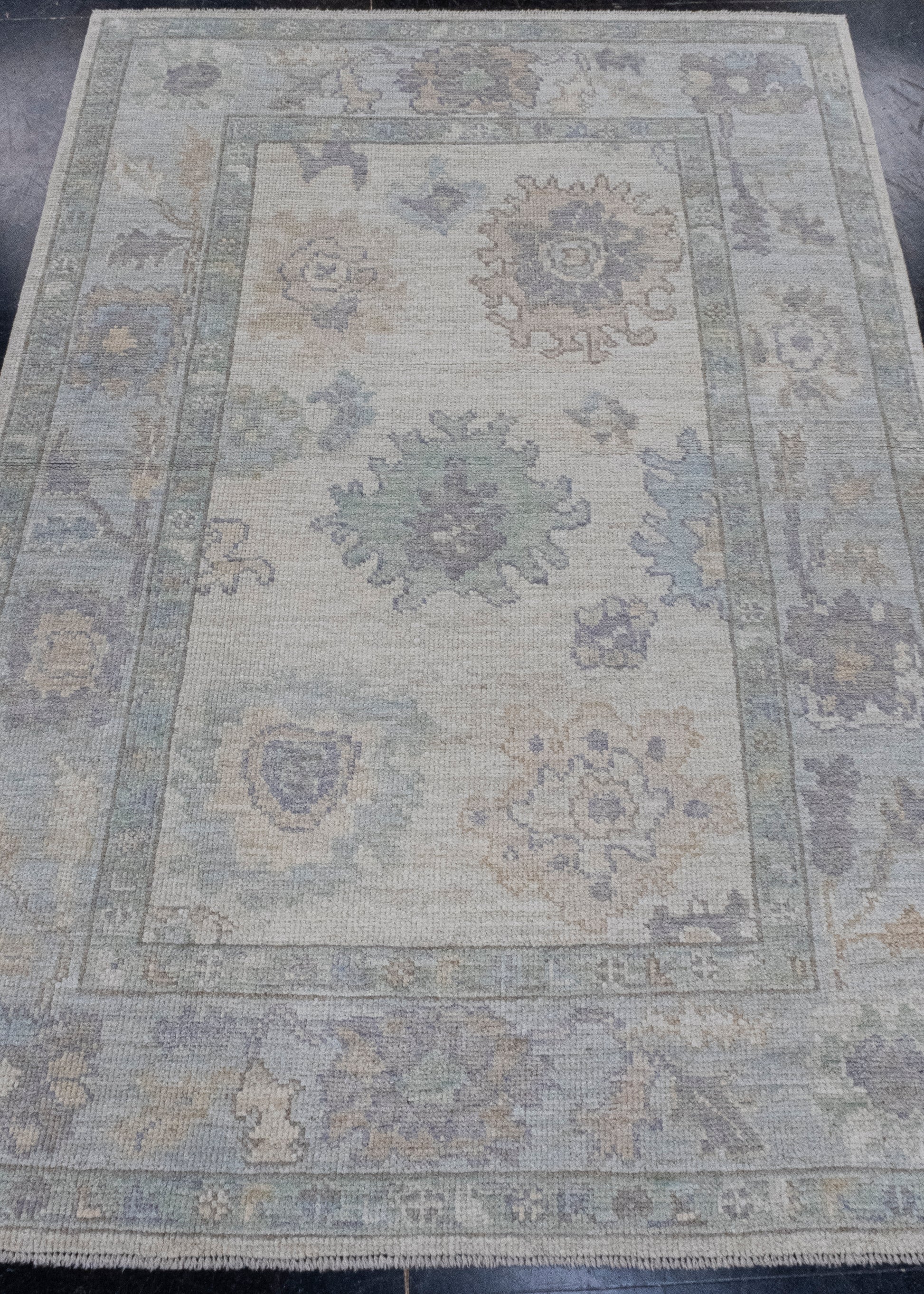 Turkish Oushak Rug 4' x 5'10" #16486