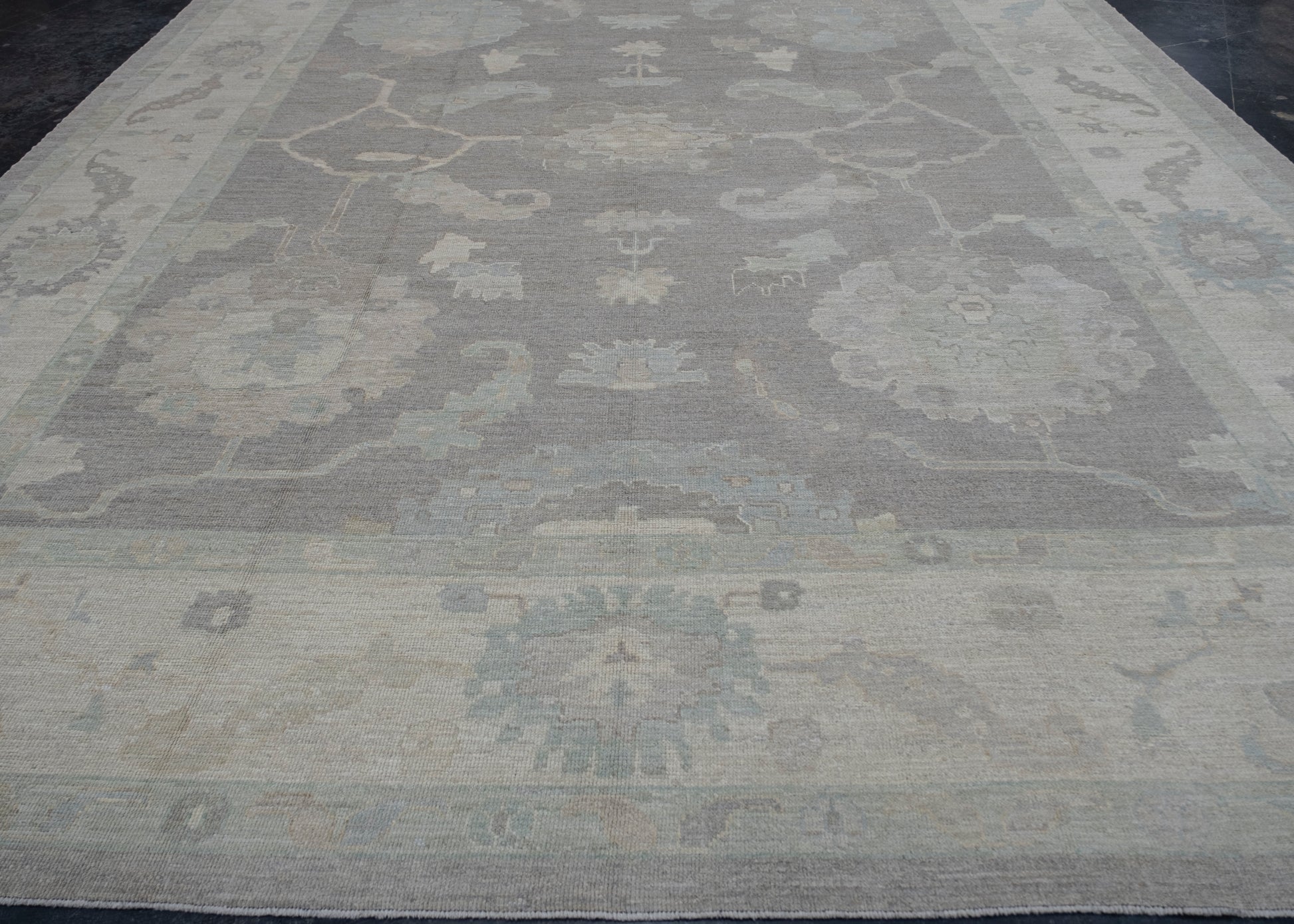 Turkish Oushak Rug 12'7" x 15'10" #11742