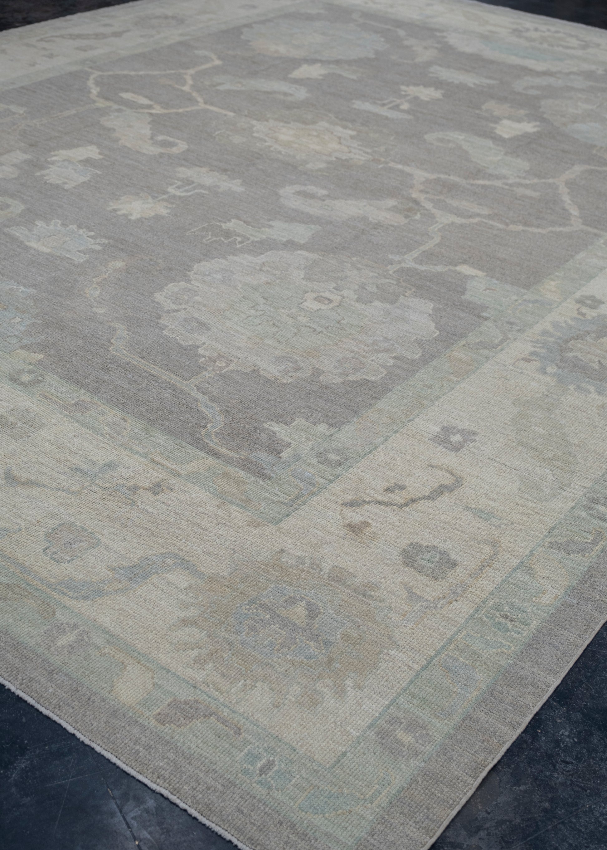 Turkish Oushak Rug 12'7" x 15'10" #11742