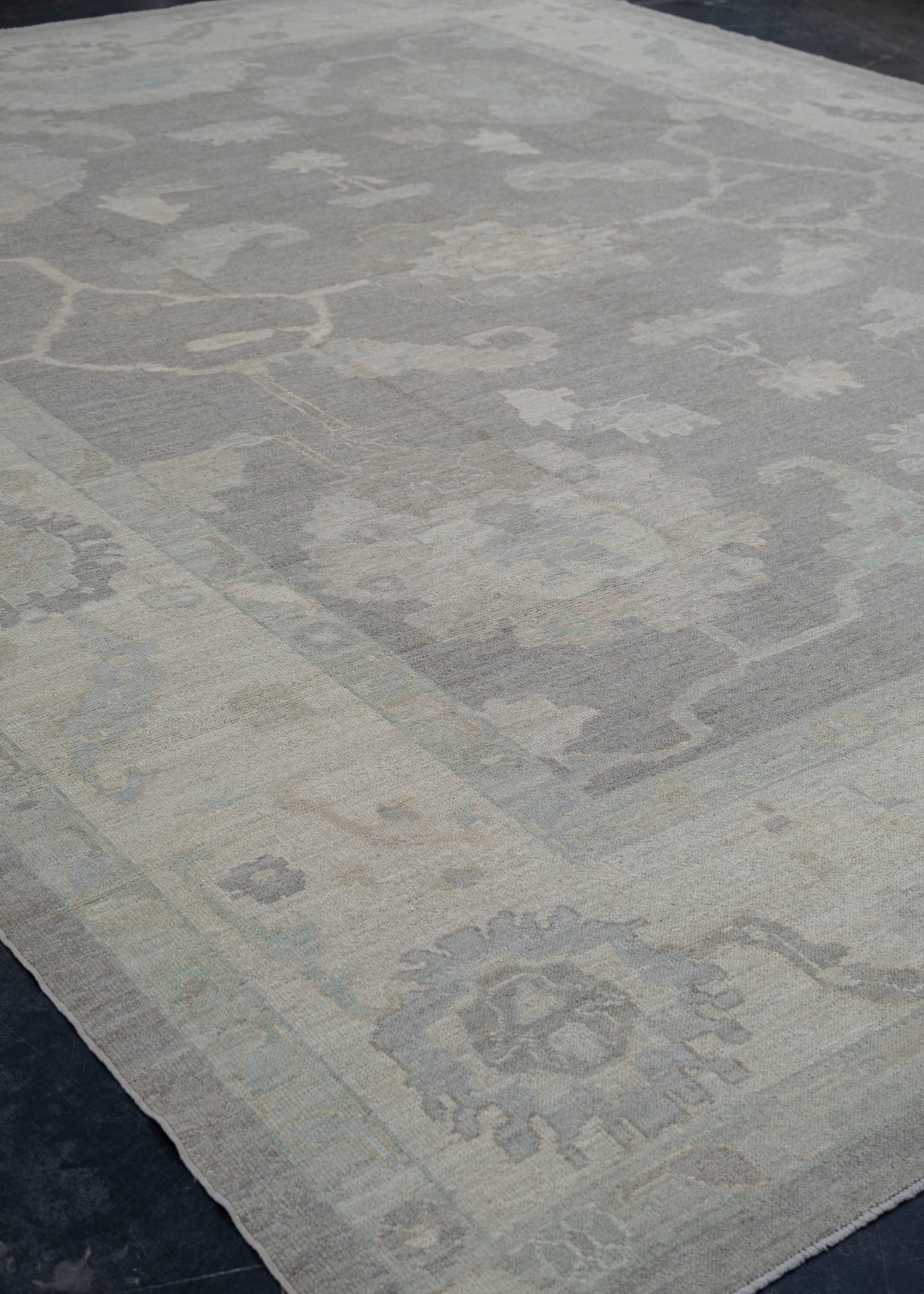 Turkish Oushak Rug 12'7" x 15'10" #11742