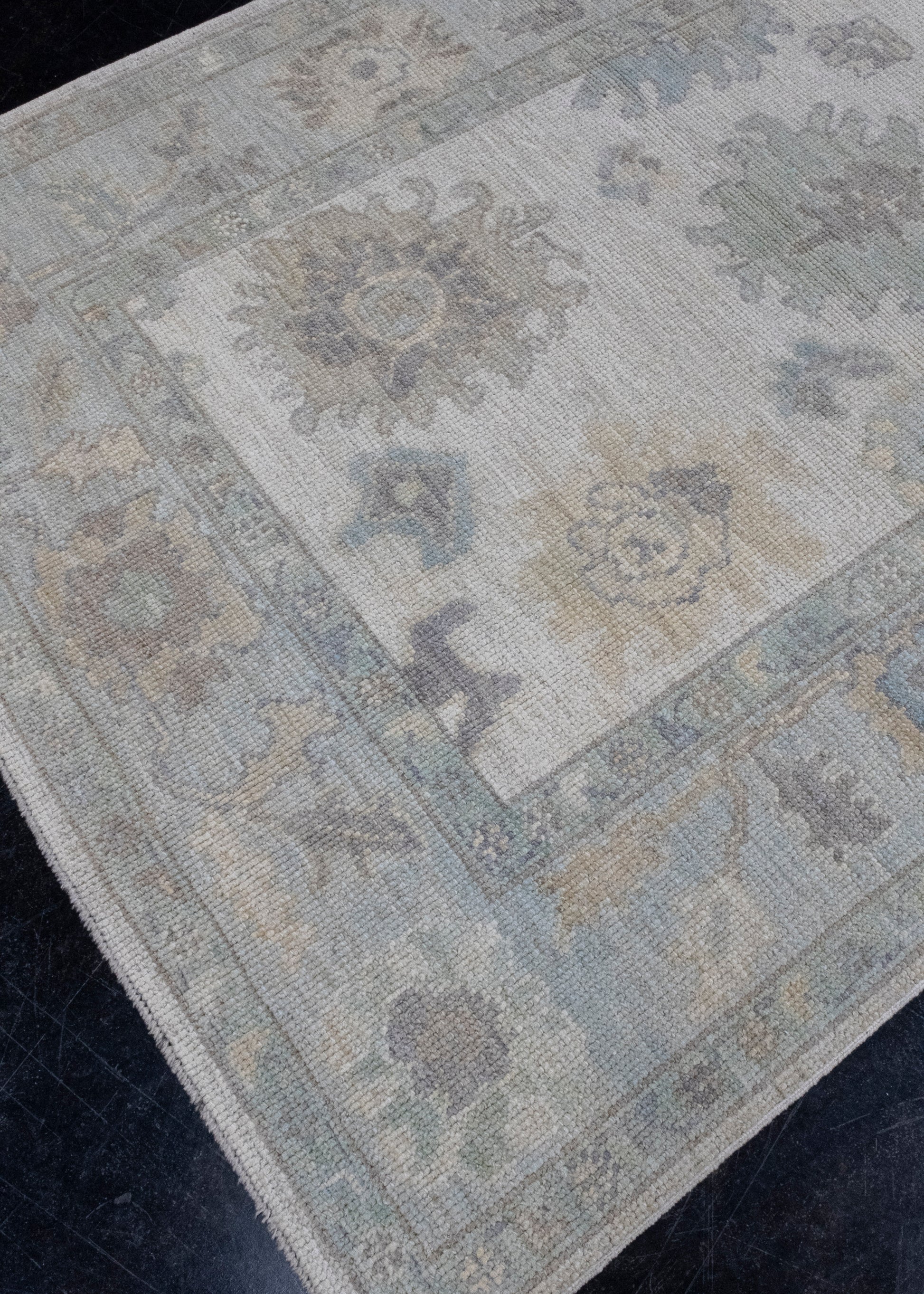 Turkish Oushak Rug 4'3" x 6'2" #16447