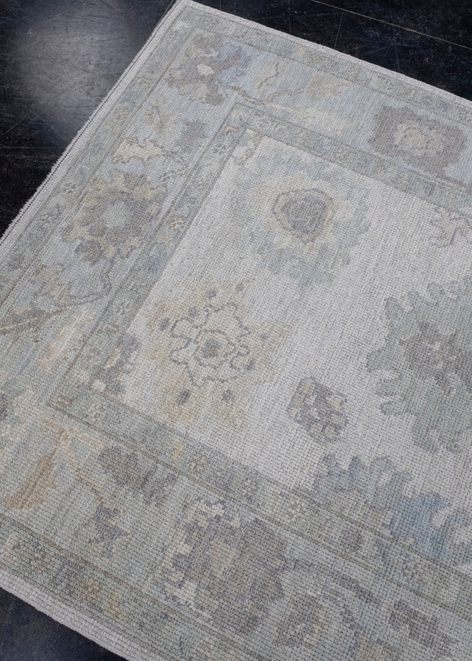 Turkish Oushak Rug 4'3" x 6'2" #16447