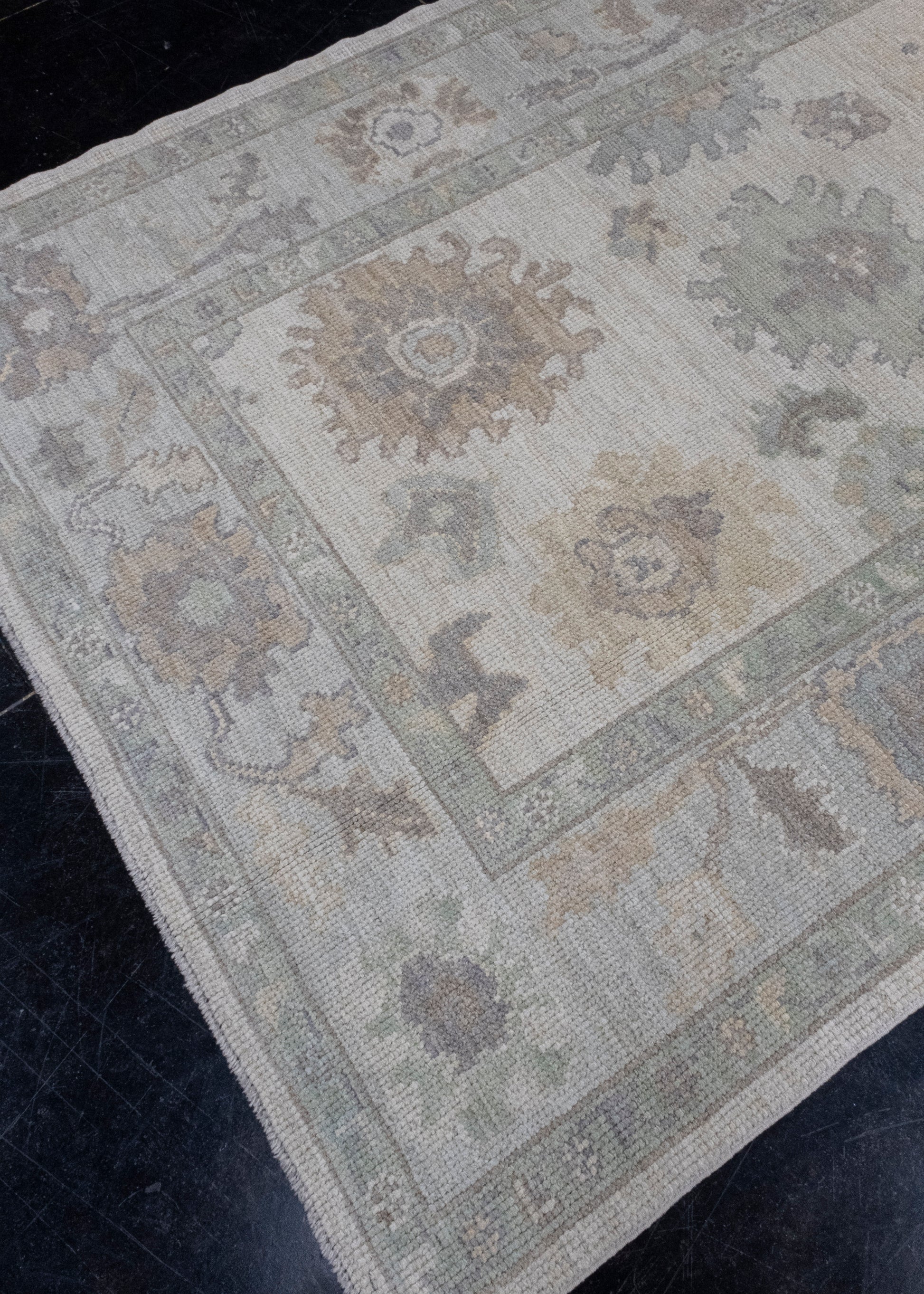Turkish Oushak Rug 4'4" x 6'2" #16433