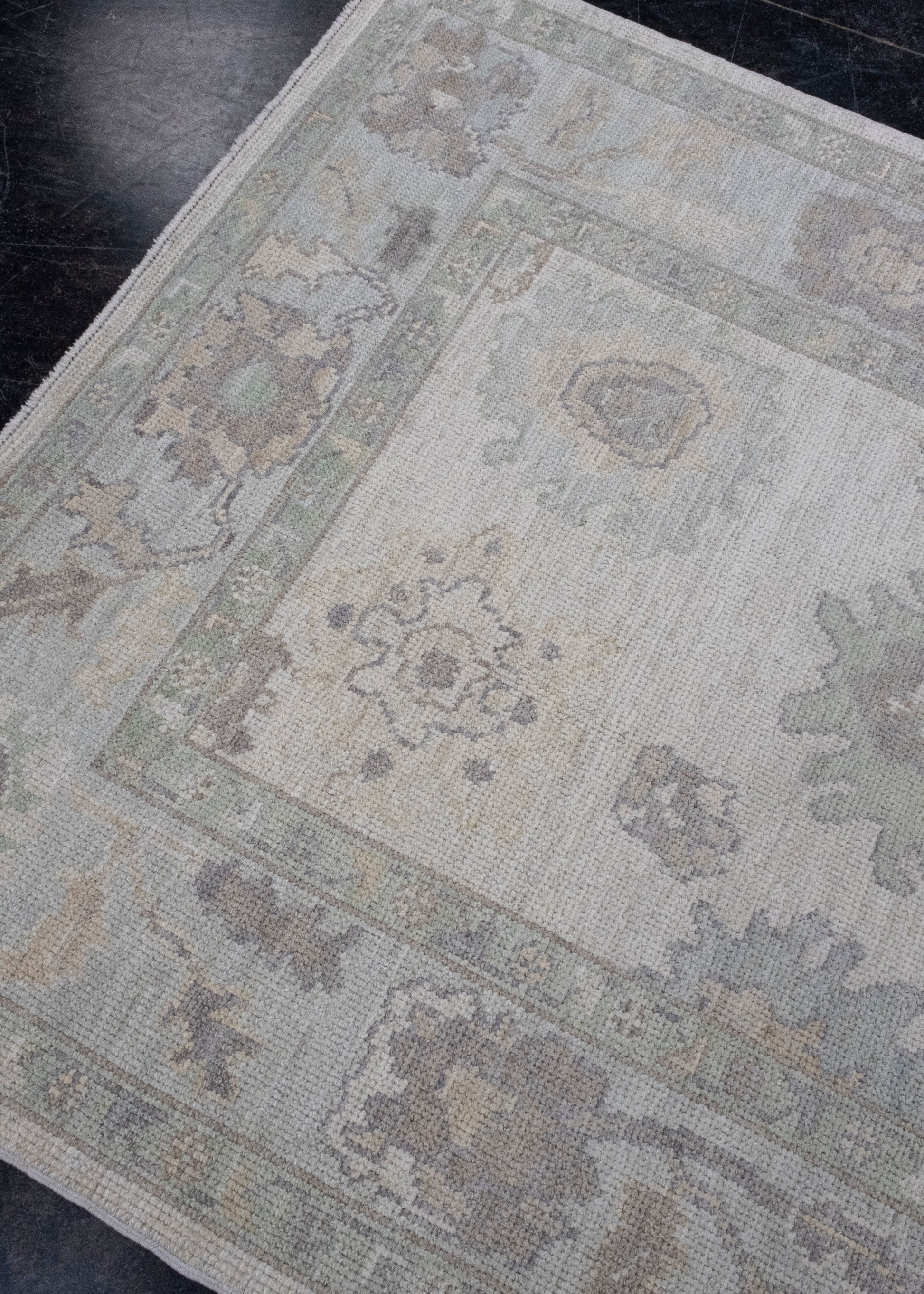 Turkish Oushak Rug 4'4" x 6'2" #16433