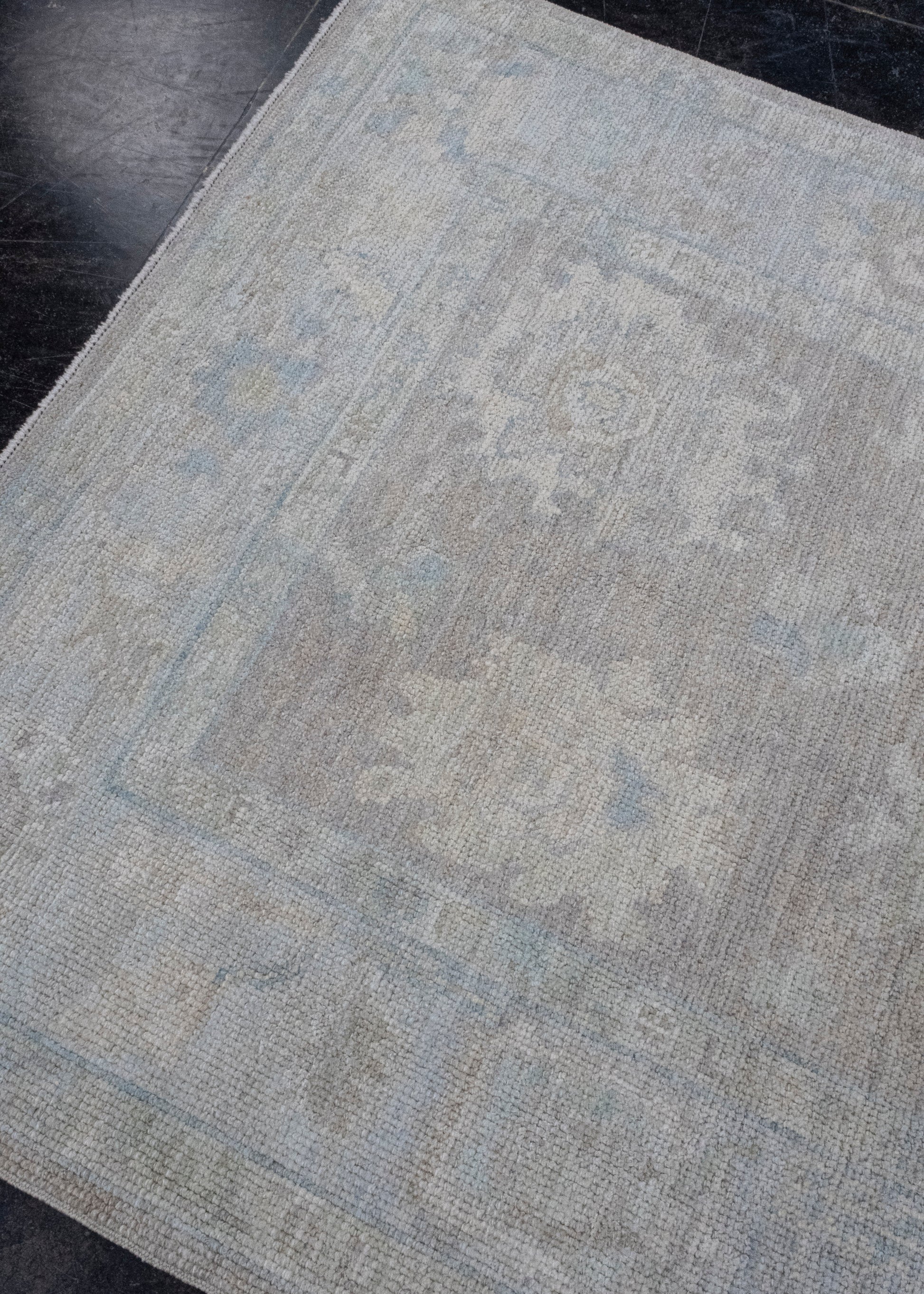 Turkish Oushak Rug 4'2" x 6'3" #16436