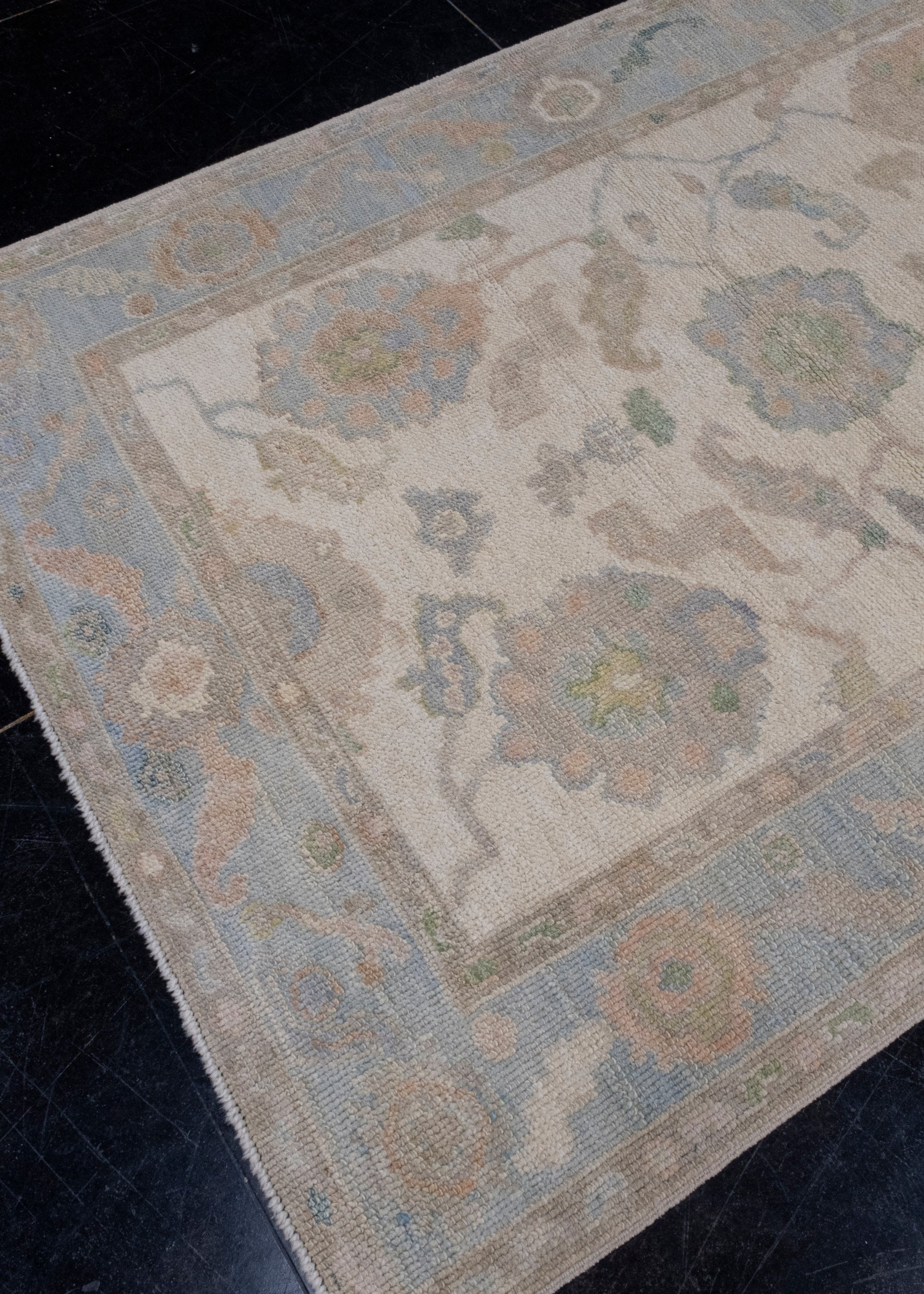 Turkish Oushak Rug 3'10" x 5'9" #16677