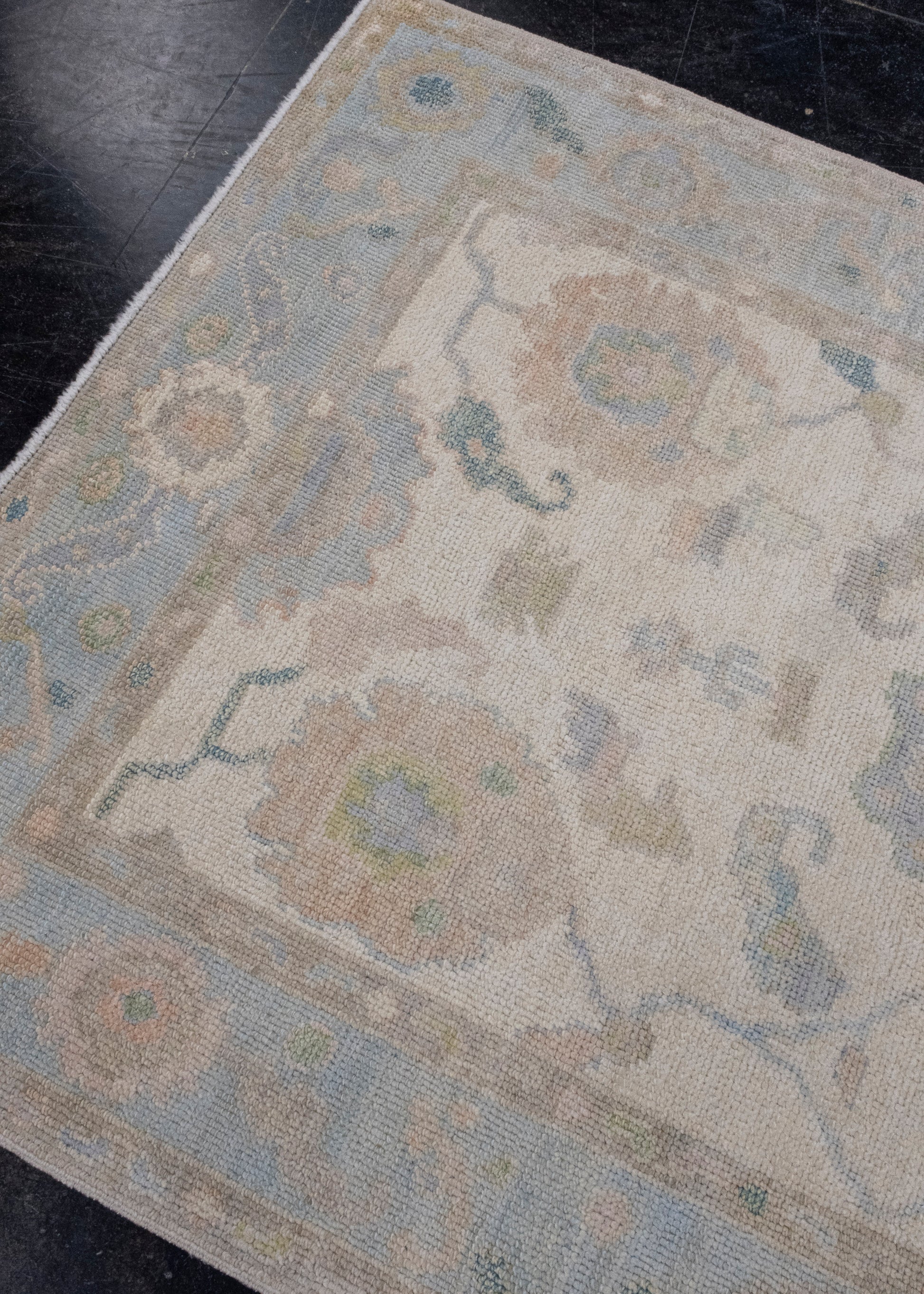 Turkish Oushak Rug 3'10" x 5'9" #16677