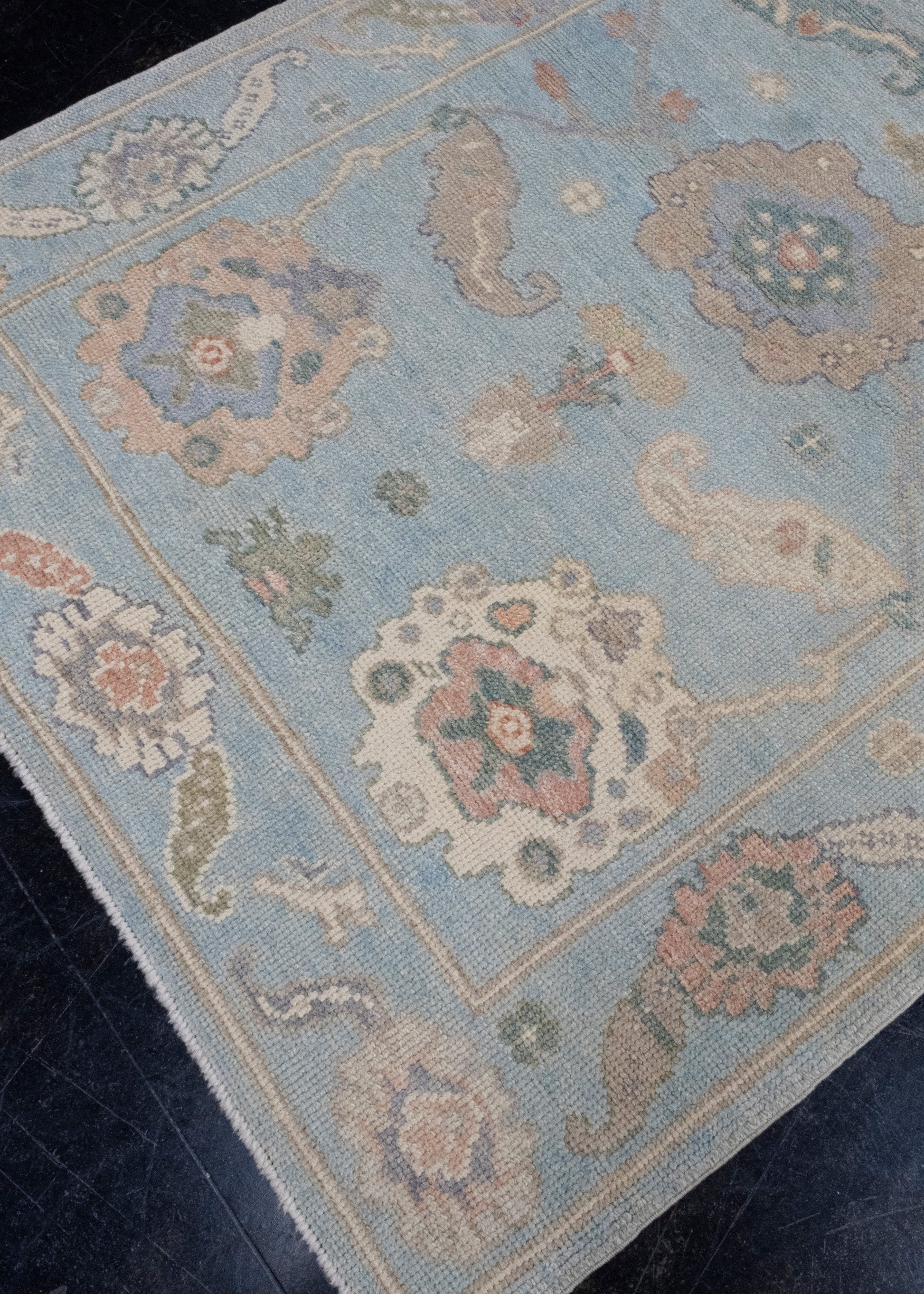 Turkish Oushak Rug 3'10" x 5'8" #16649