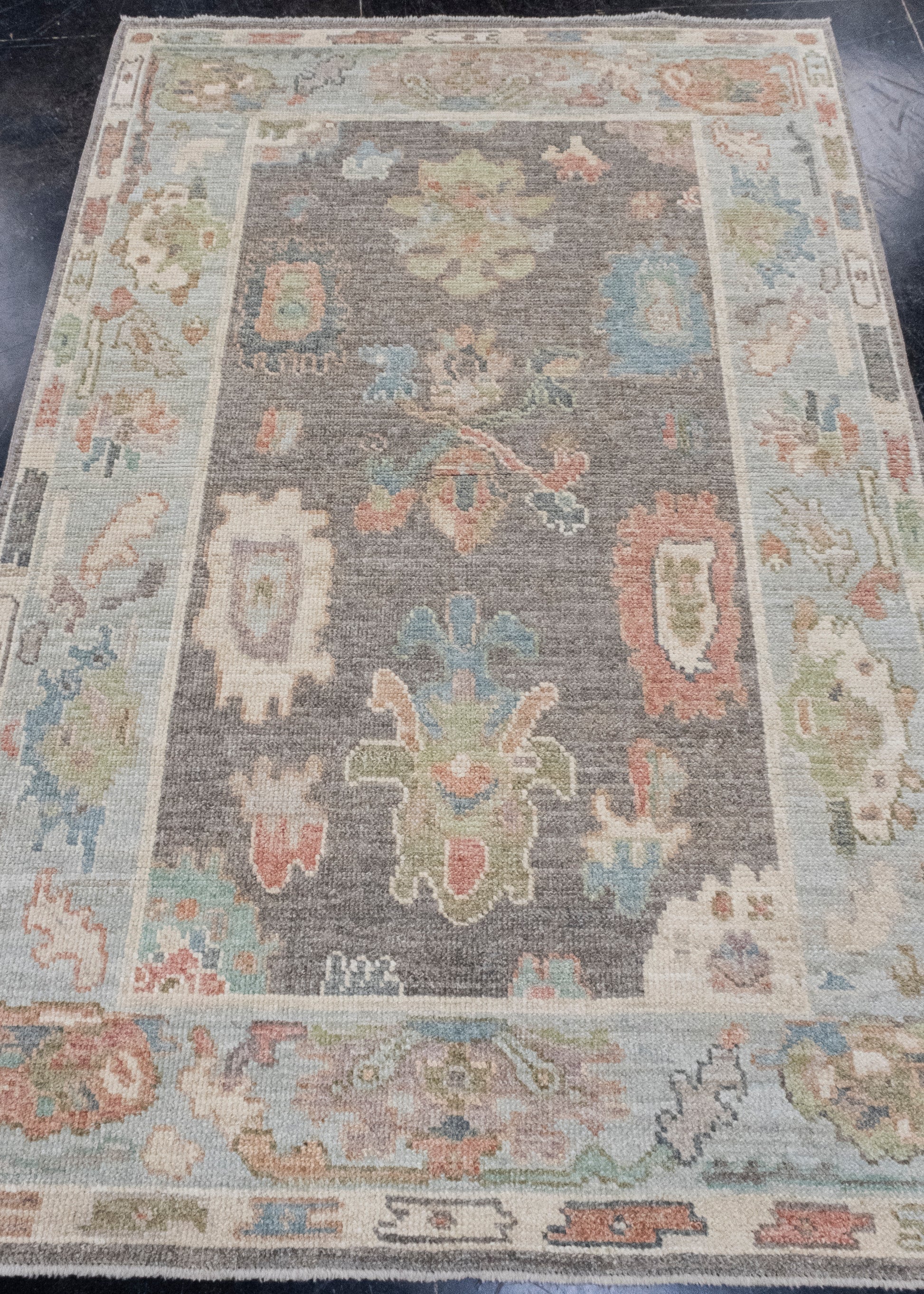 Turkish Oushak Rug 3'11" x 6' #16076