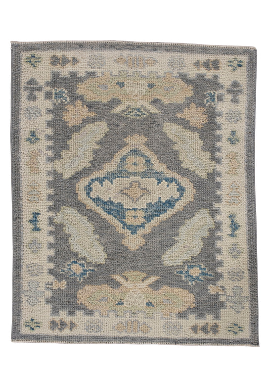 Turkish Oushak Rug 2'1" x 3' #11513