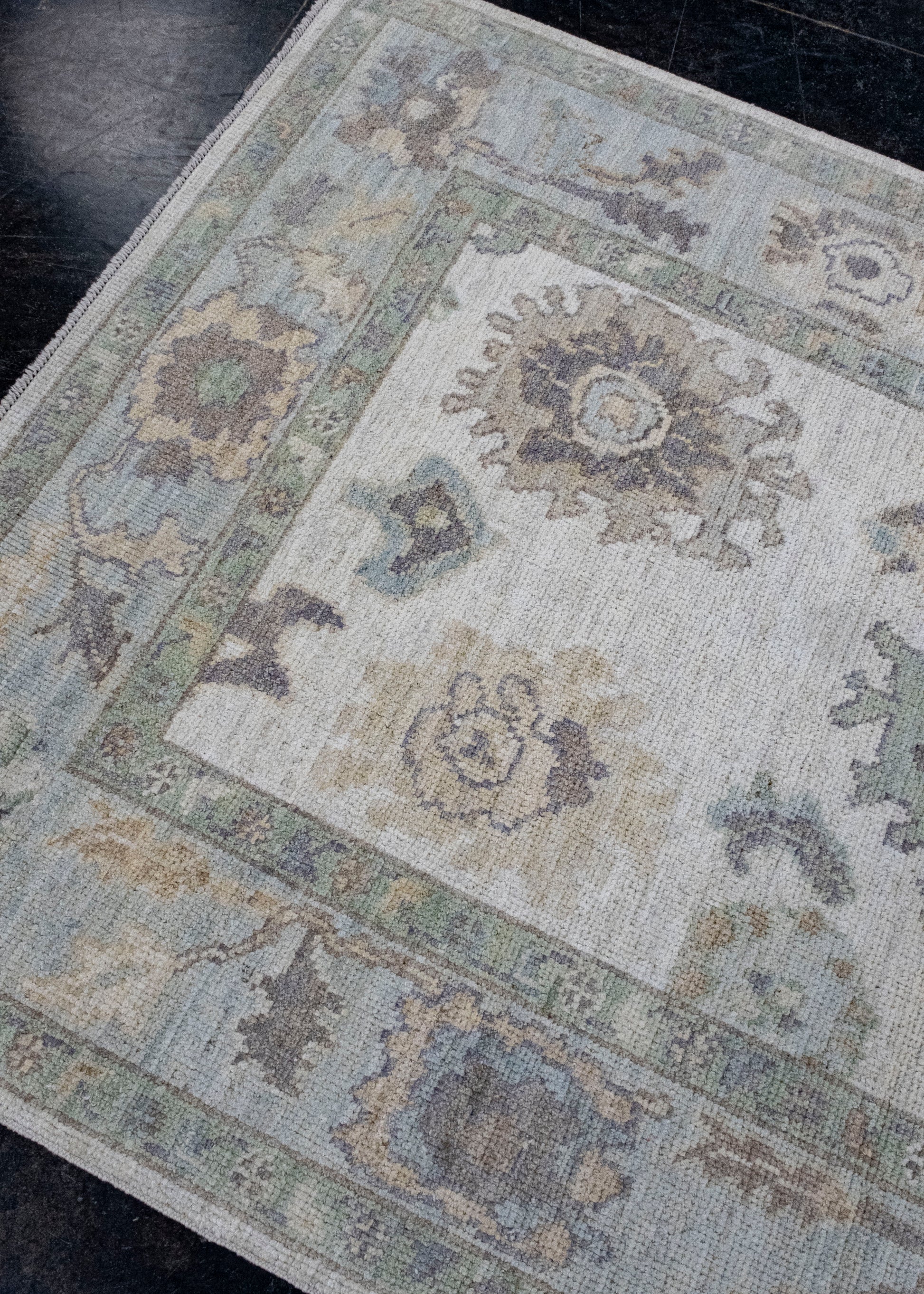 Turkish Oushak Rug 4'1" x 6' #16054