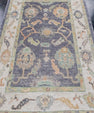 Turkish Oushak Rug 4'2" x 6'4" #16494