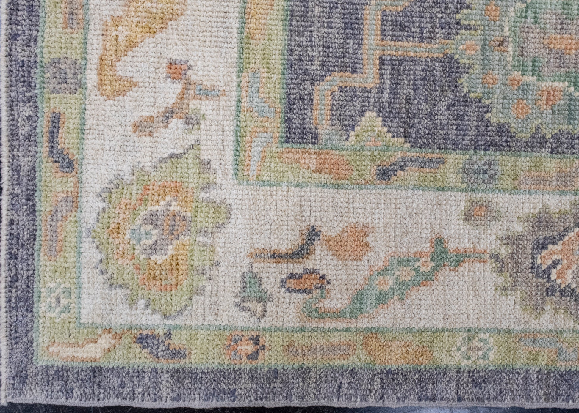 Turkish Oushak Rug 4'2" x 6'4" #16494