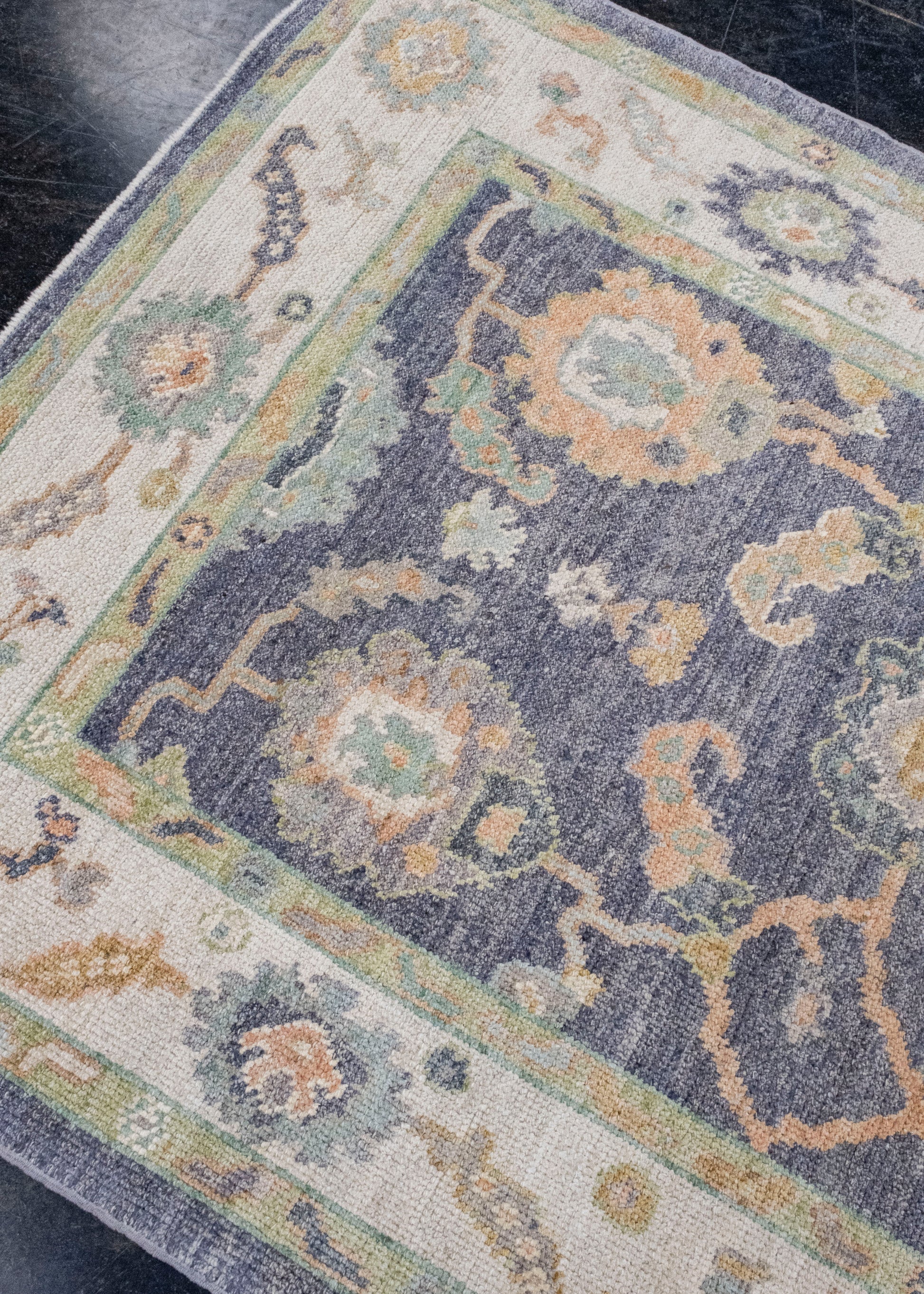 Turkish Oushak Rug 4'2" x 6'4" #16494