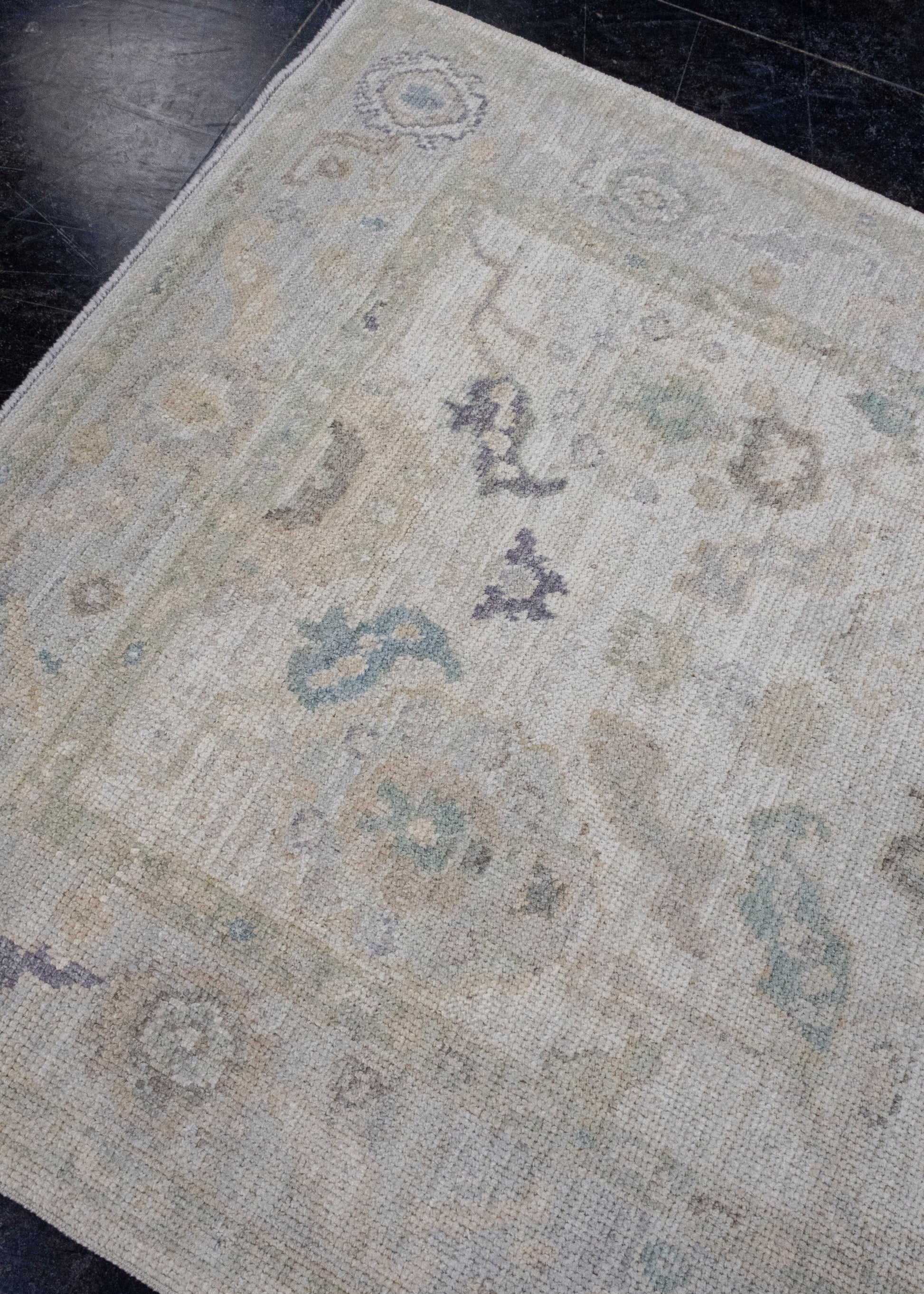 Turkish Oushak Rug 3'11" x 6'3" #16035
