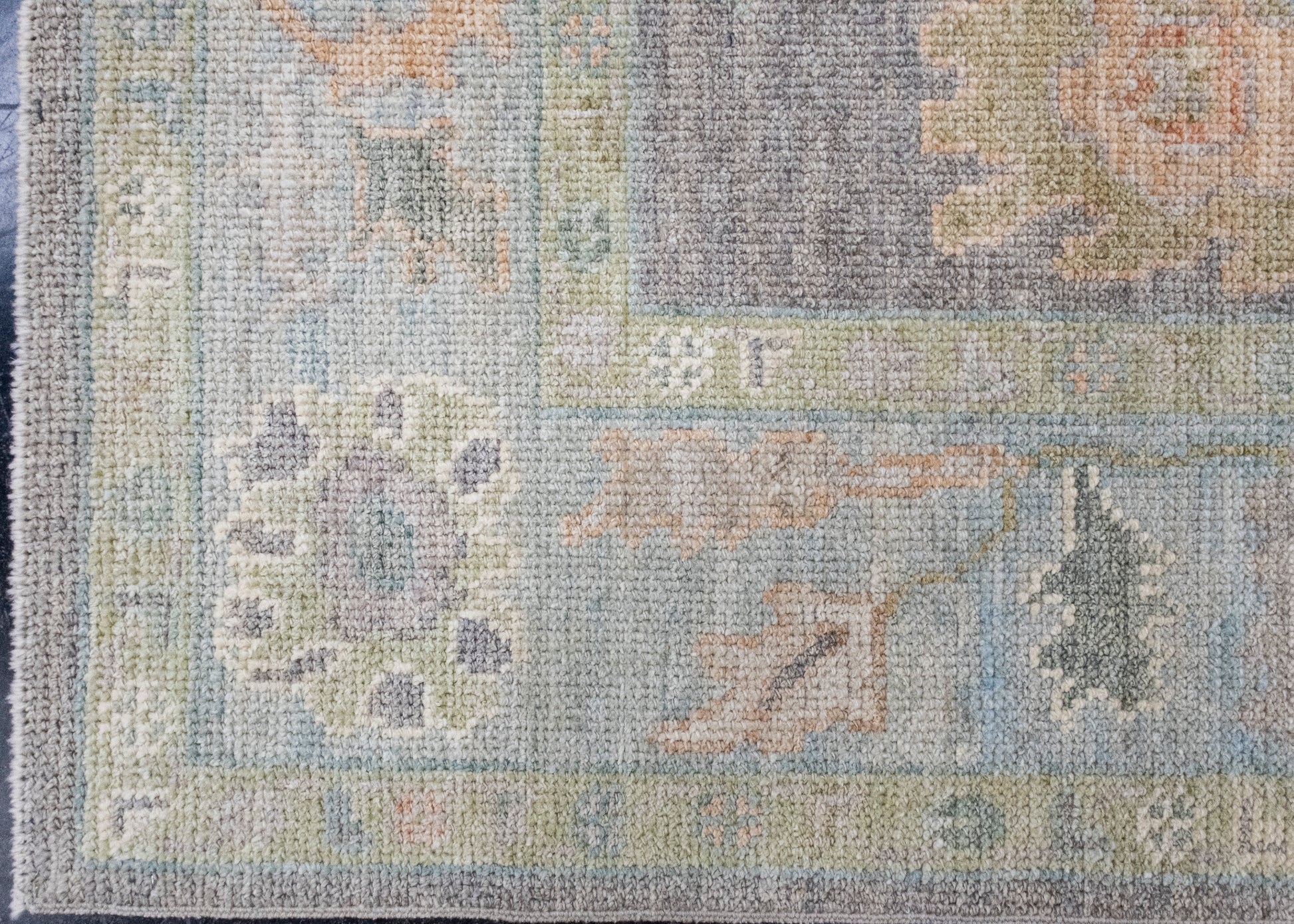 Turkish Oushak Rug 4'1" x 6'3" #16464
