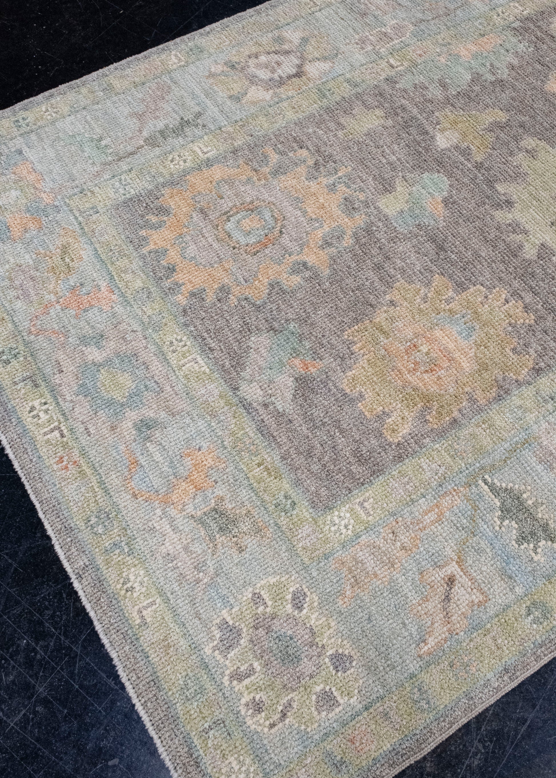 Turkish Oushak Rug 4'1" x 6'3" #16464