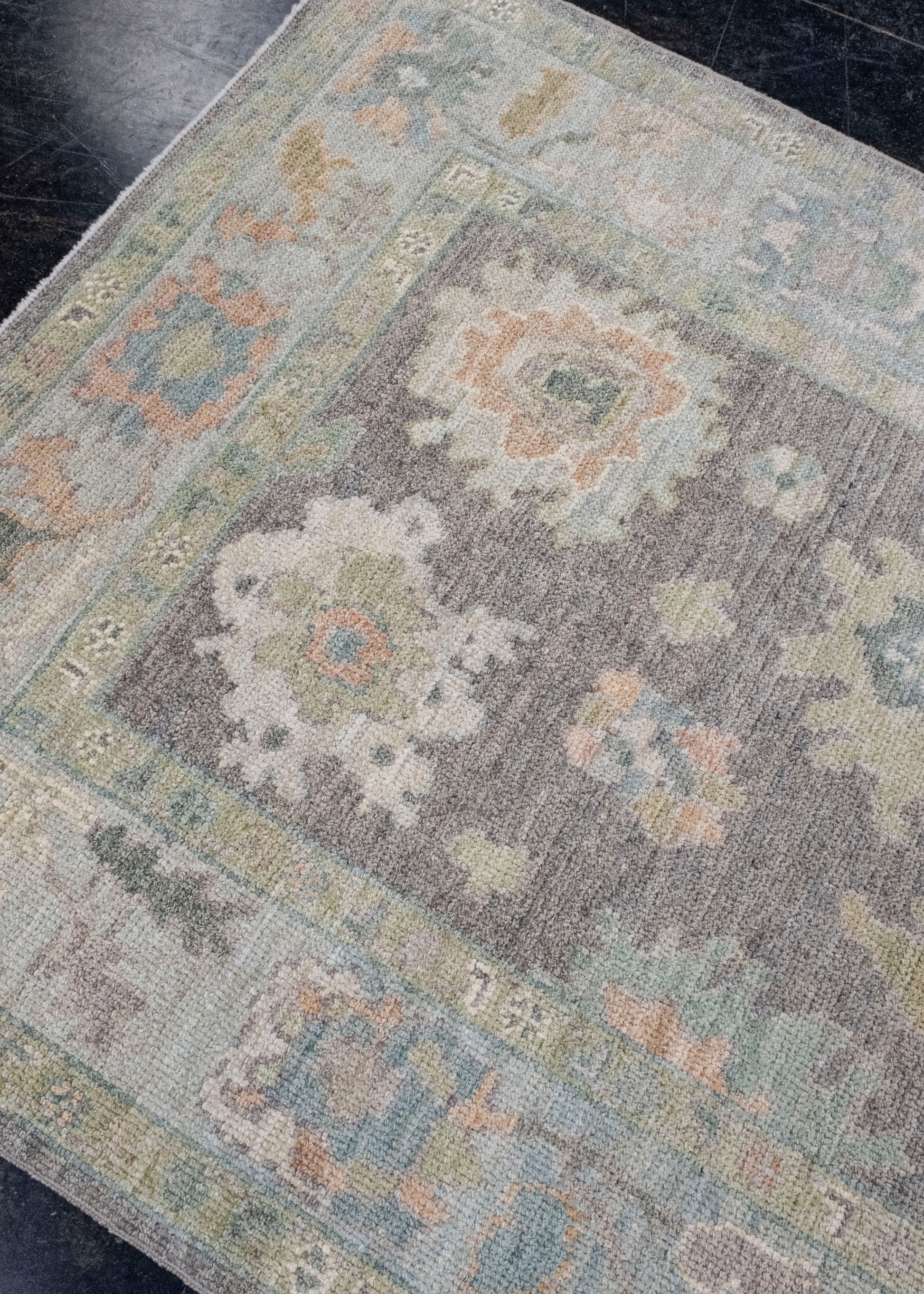 Turkish Oushak Rug 4'1" x 6'3" #16464