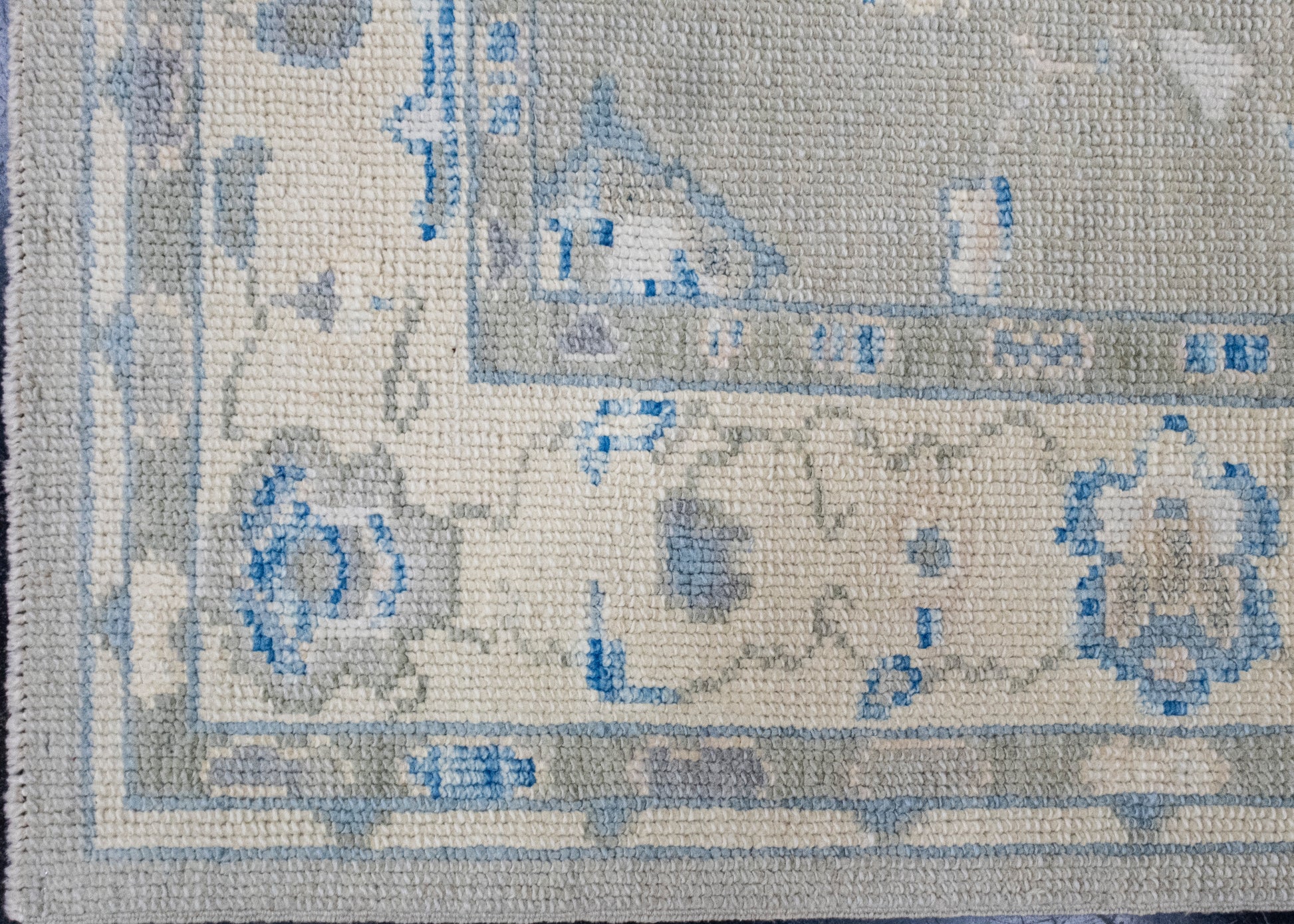 Turkish Oushak Rug 3'11" x 5'7" #16589