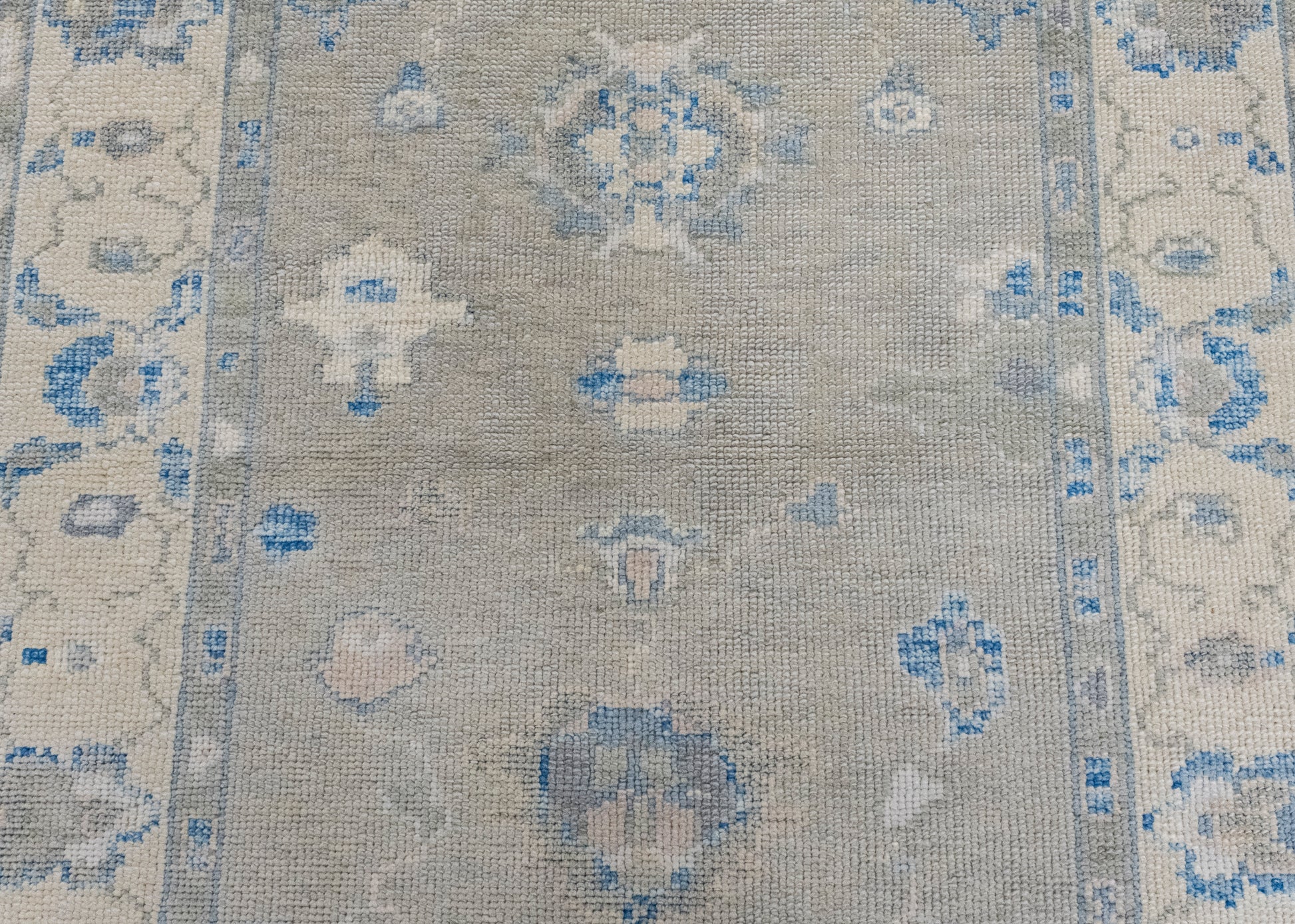 Turkish Oushak Rug 3'11" x 5'7" #16589