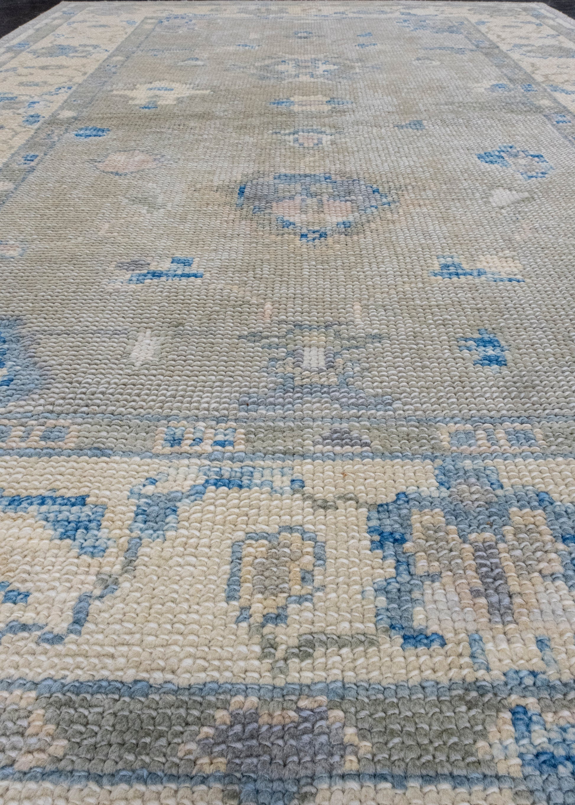 Turkish Oushak Rug 3'11" x 5'7" #16589