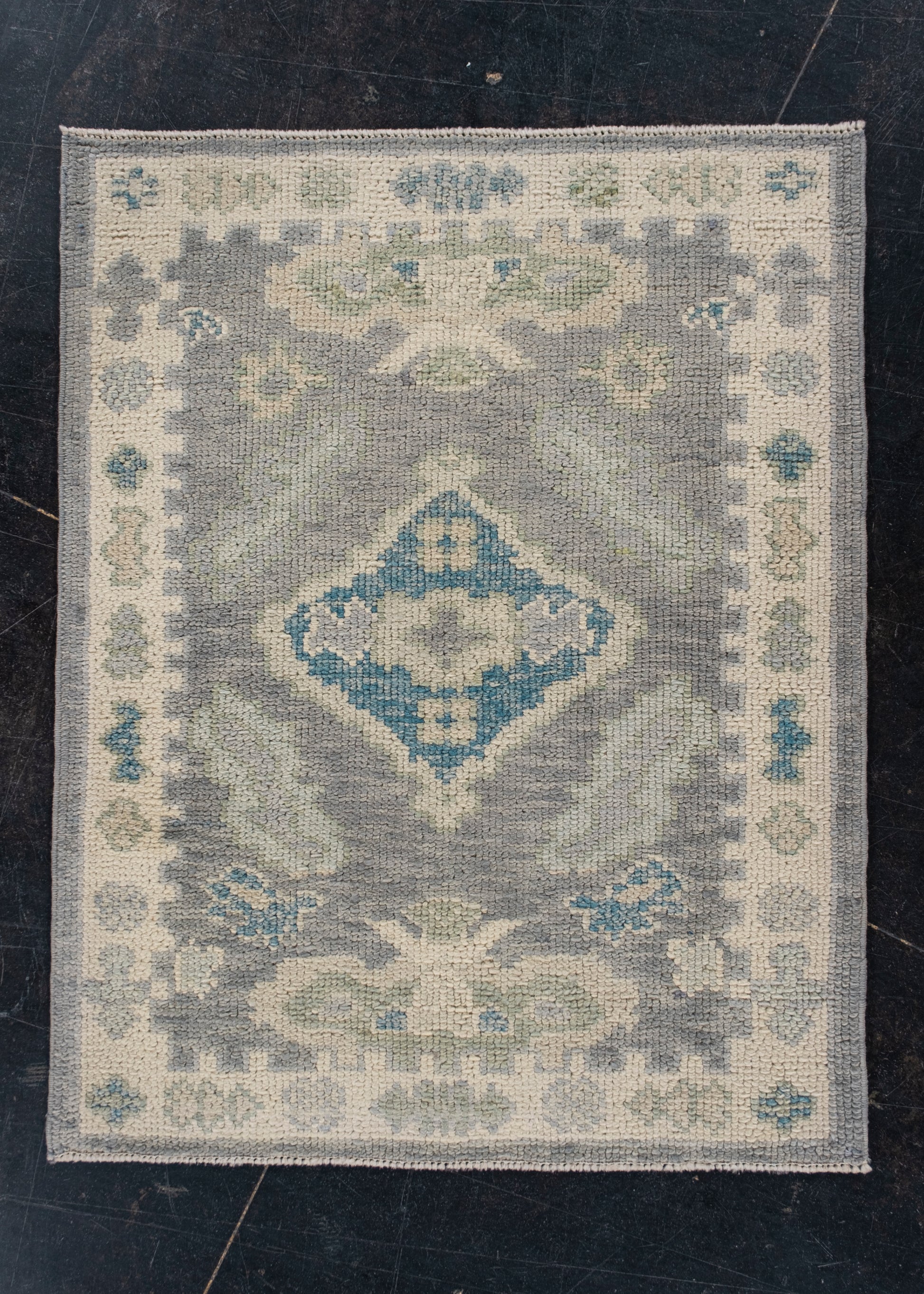 Turkish Oushak Rug 2'5" x 3'1" #11459