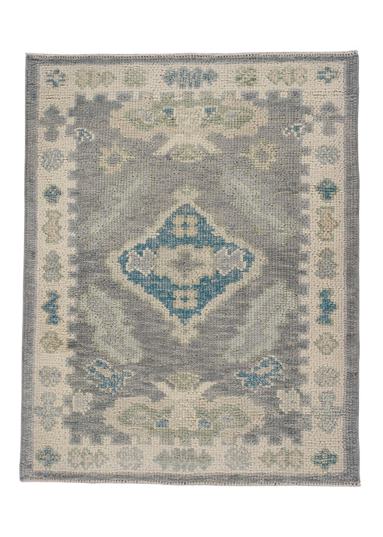 Turkish Oushak Rug 2'5" x 3'1" #11459