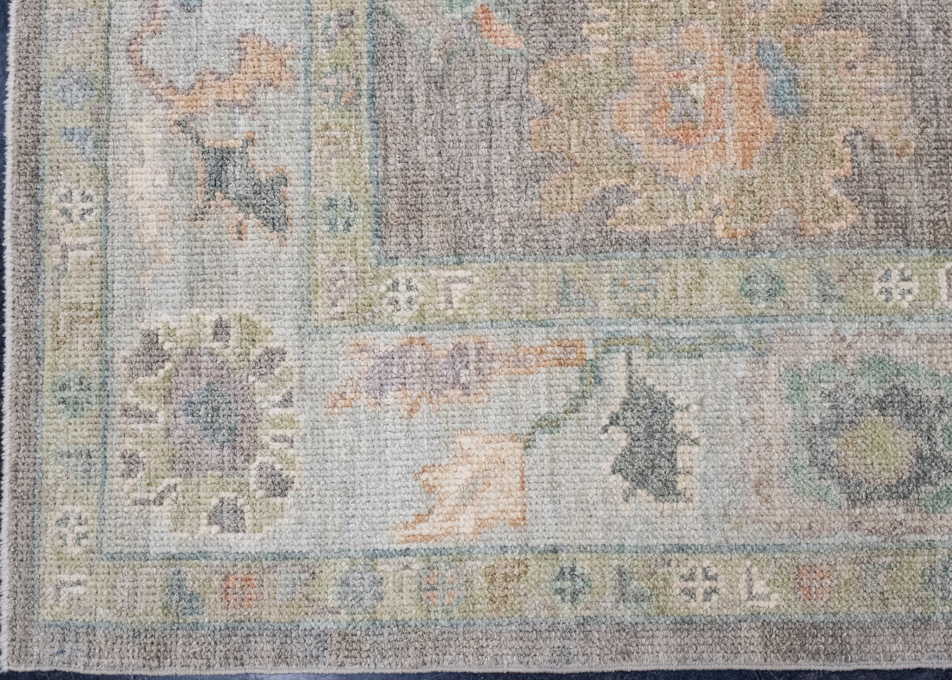 Turkish Oushak Rug 4'4" x 6'3" #16154